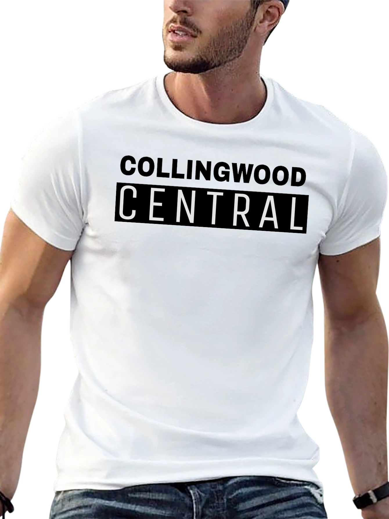 Collingwood Central Black T-Shirt