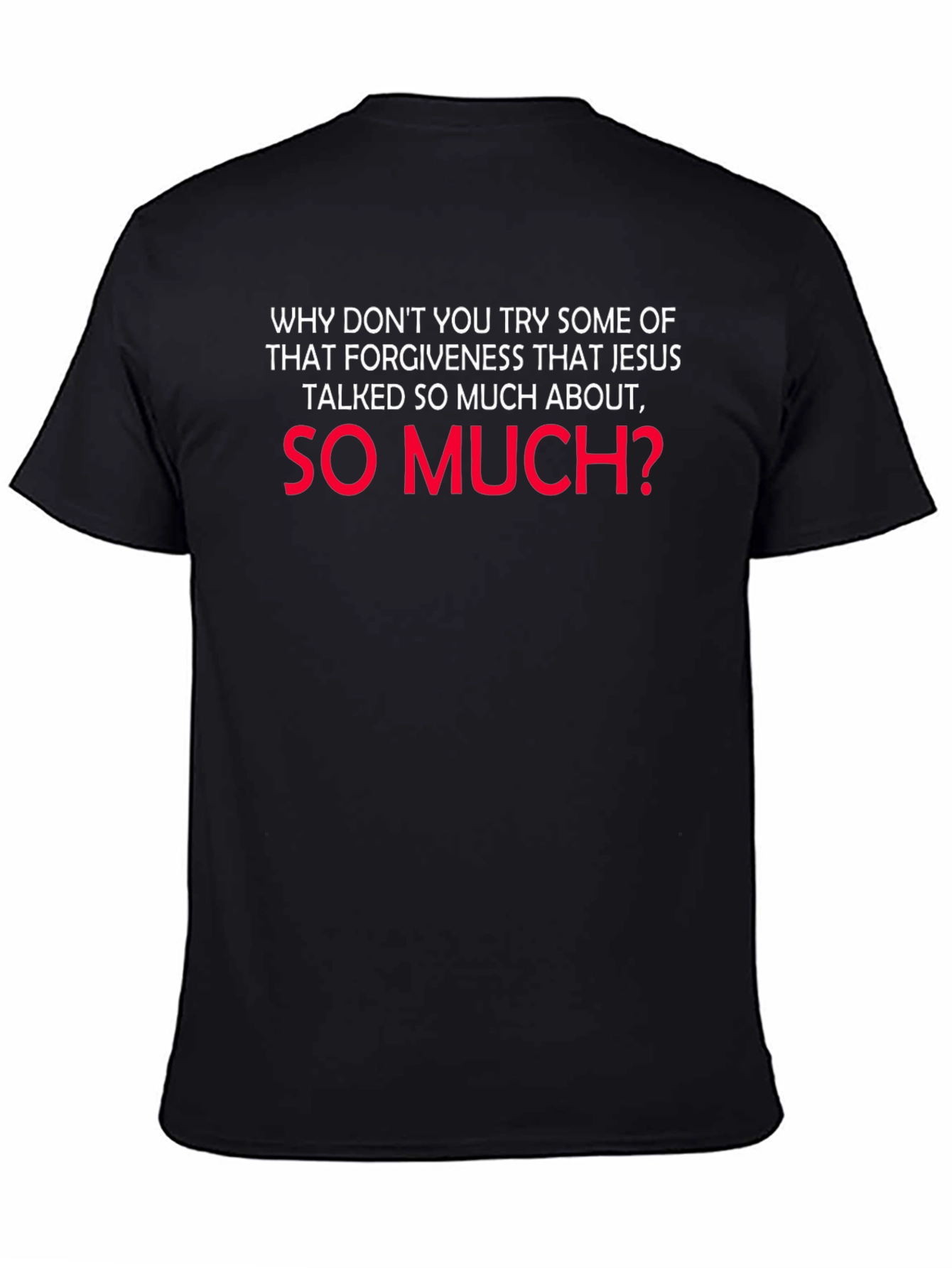 Forgiveness Slogan Graphic Tee - Casual Style