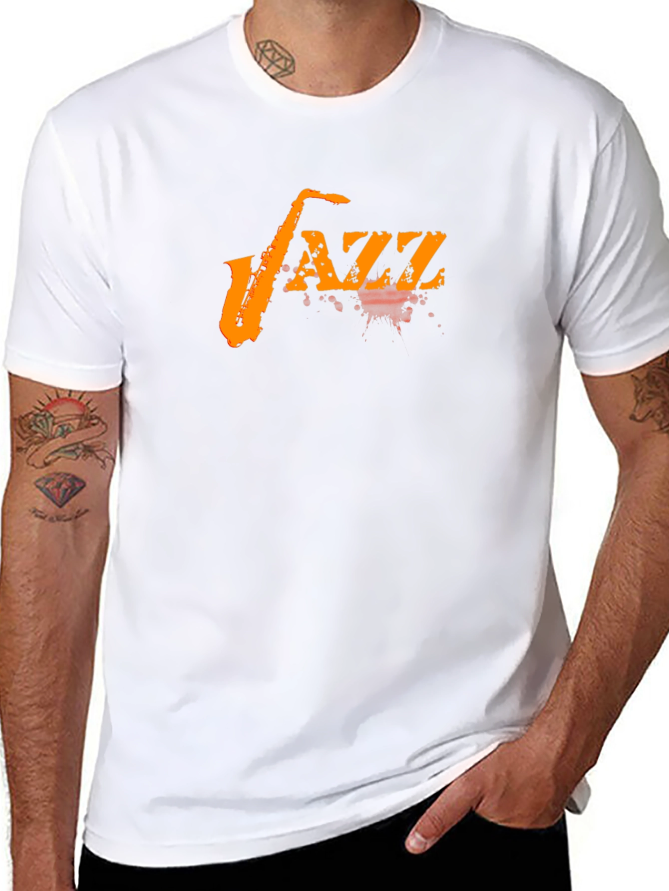 Jazz Saxophone Graphic T-Shirt