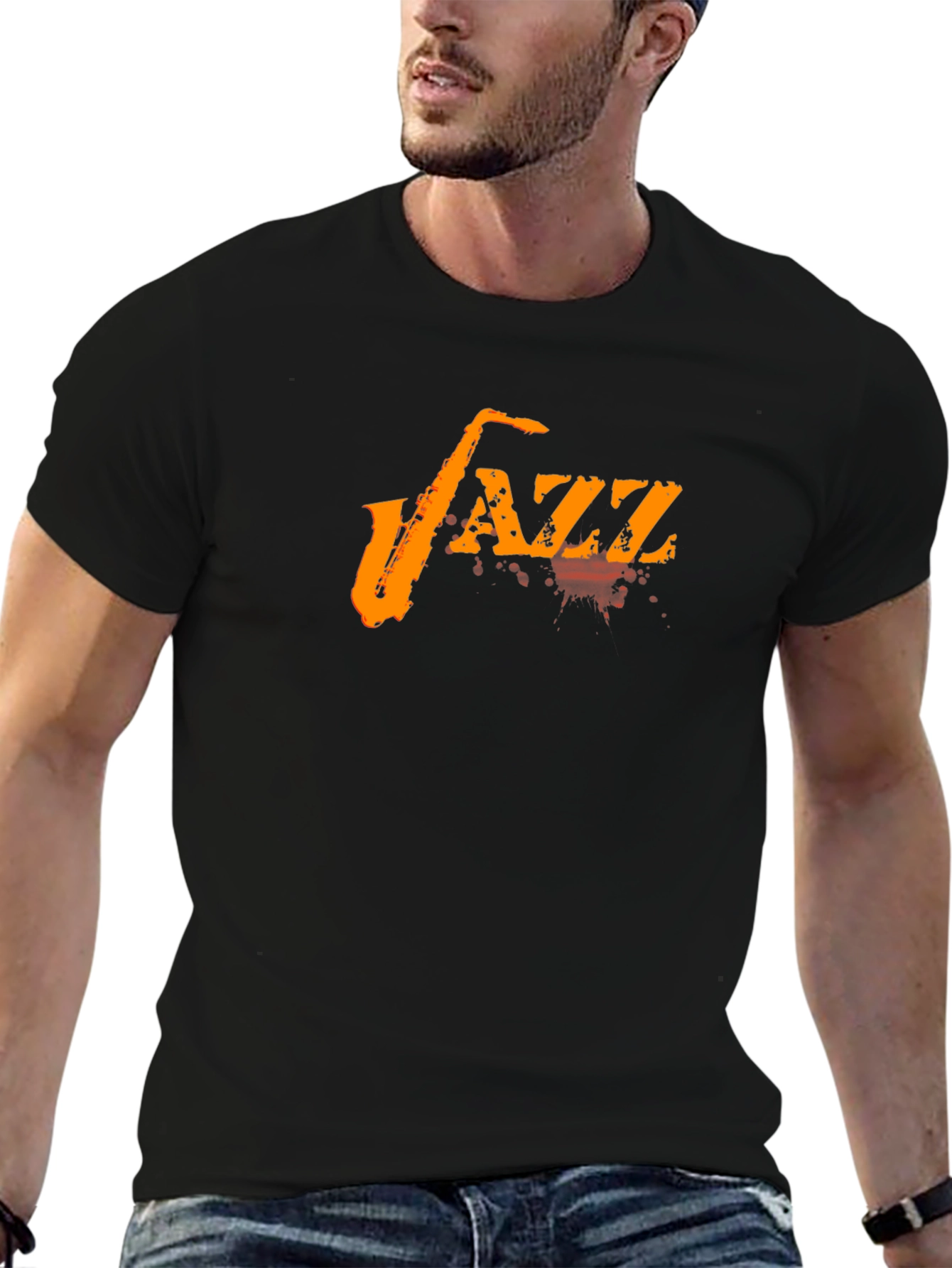 Jazz Saxophone Graphic T-Shirt