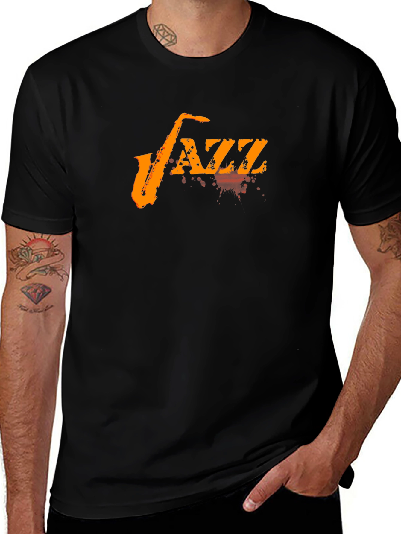 Jazz Saxophone Graphic T-Shirt