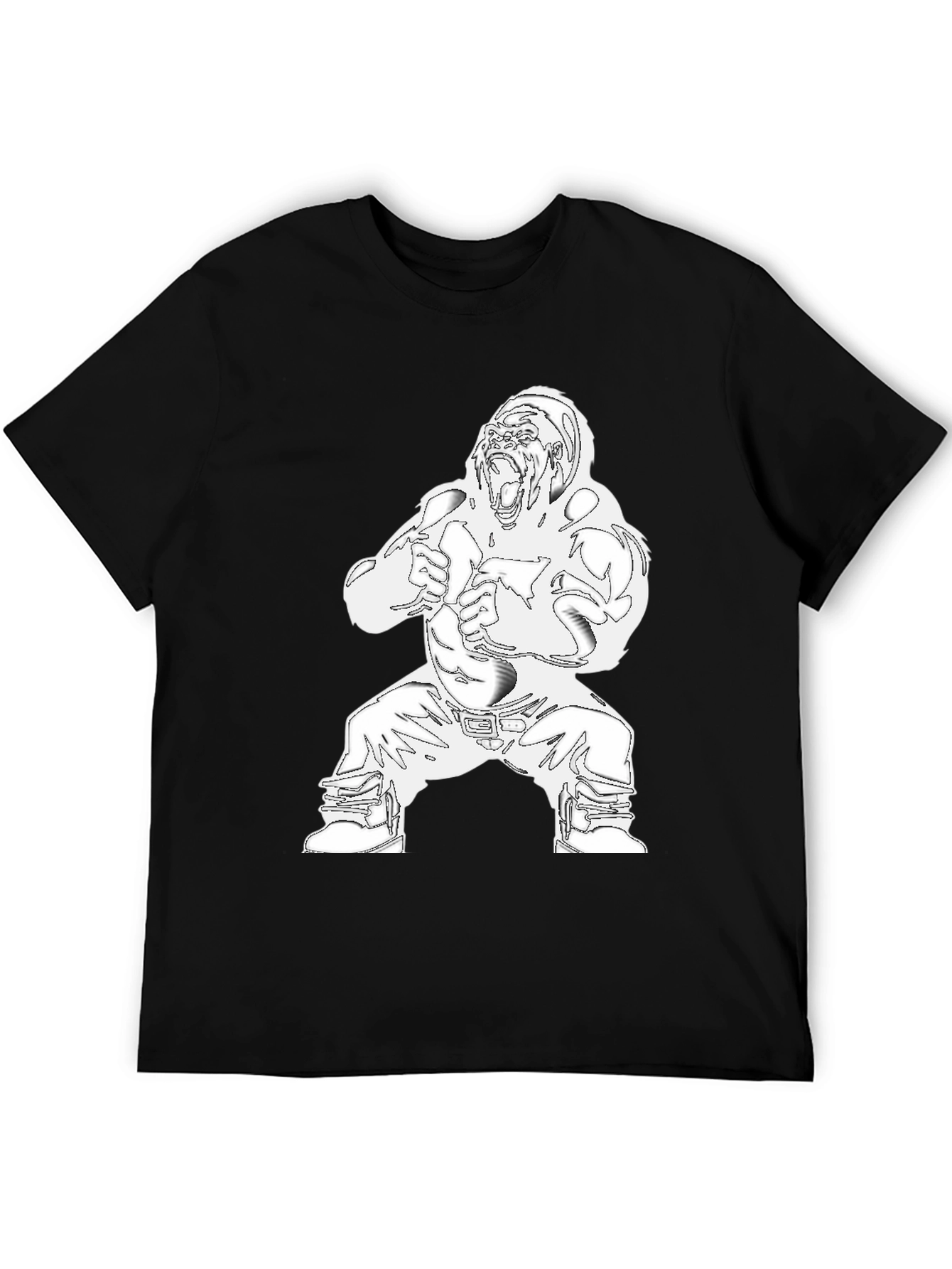 Graphic Gorilla Tee - Black