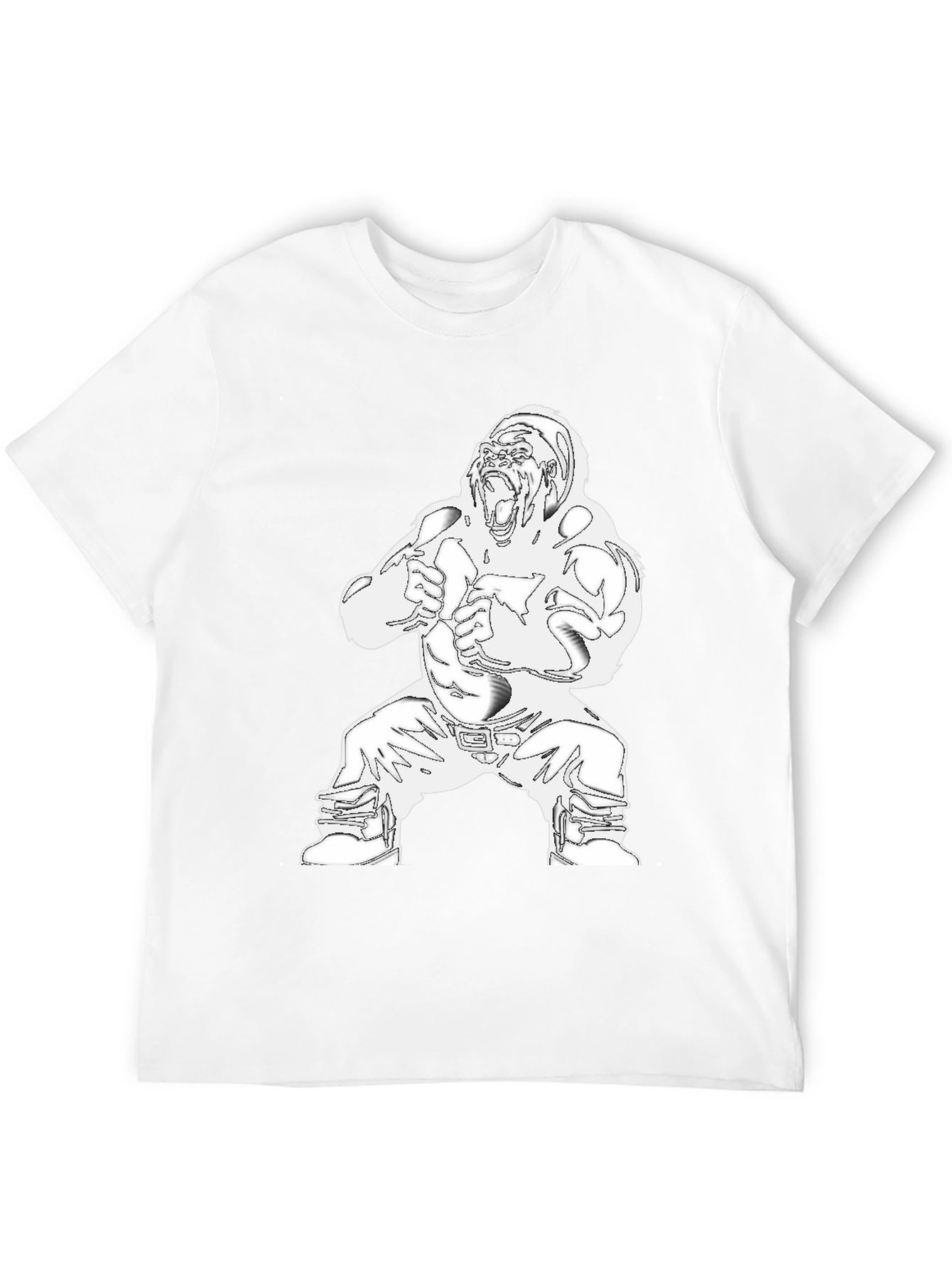 Graphic Gorilla Tee - Black