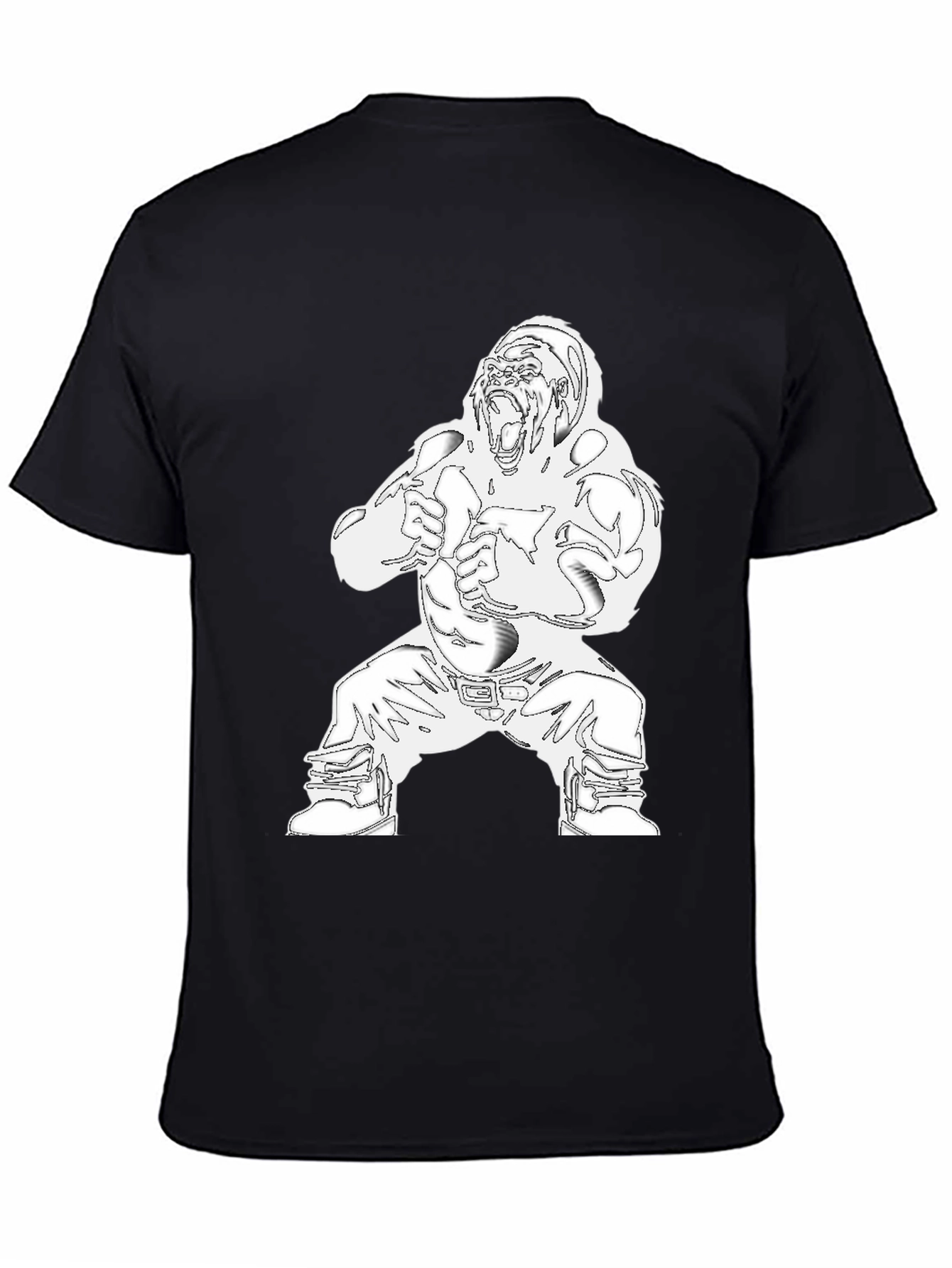 Graphic Gorilla Tee - Black