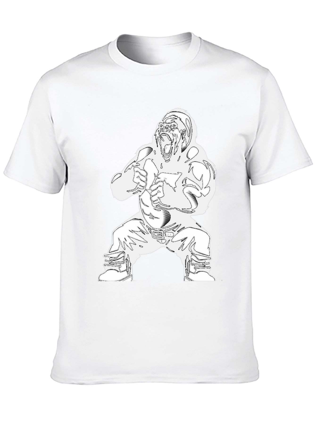Graphic Gorilla Tee - Black