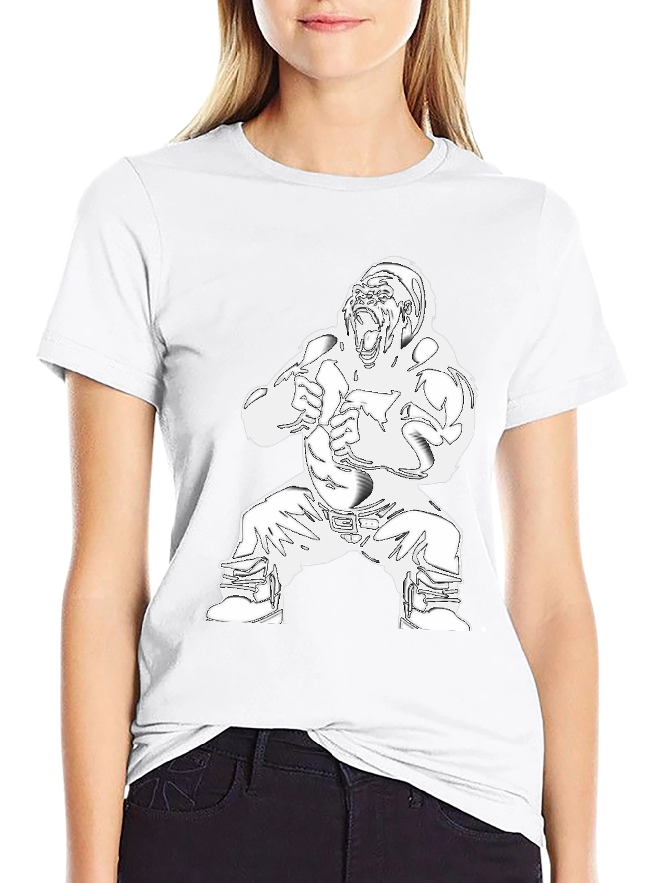 Graphic Gorilla Tee - Black