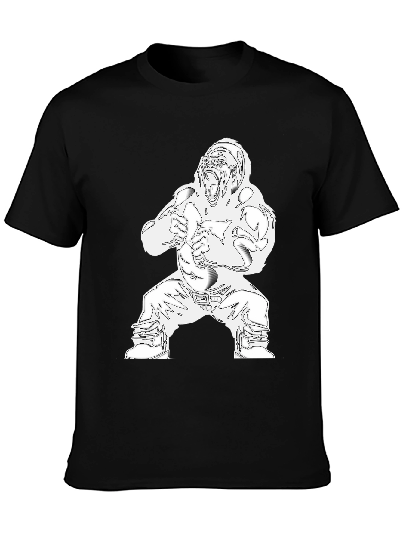 Graphic Gorilla Tee - Black