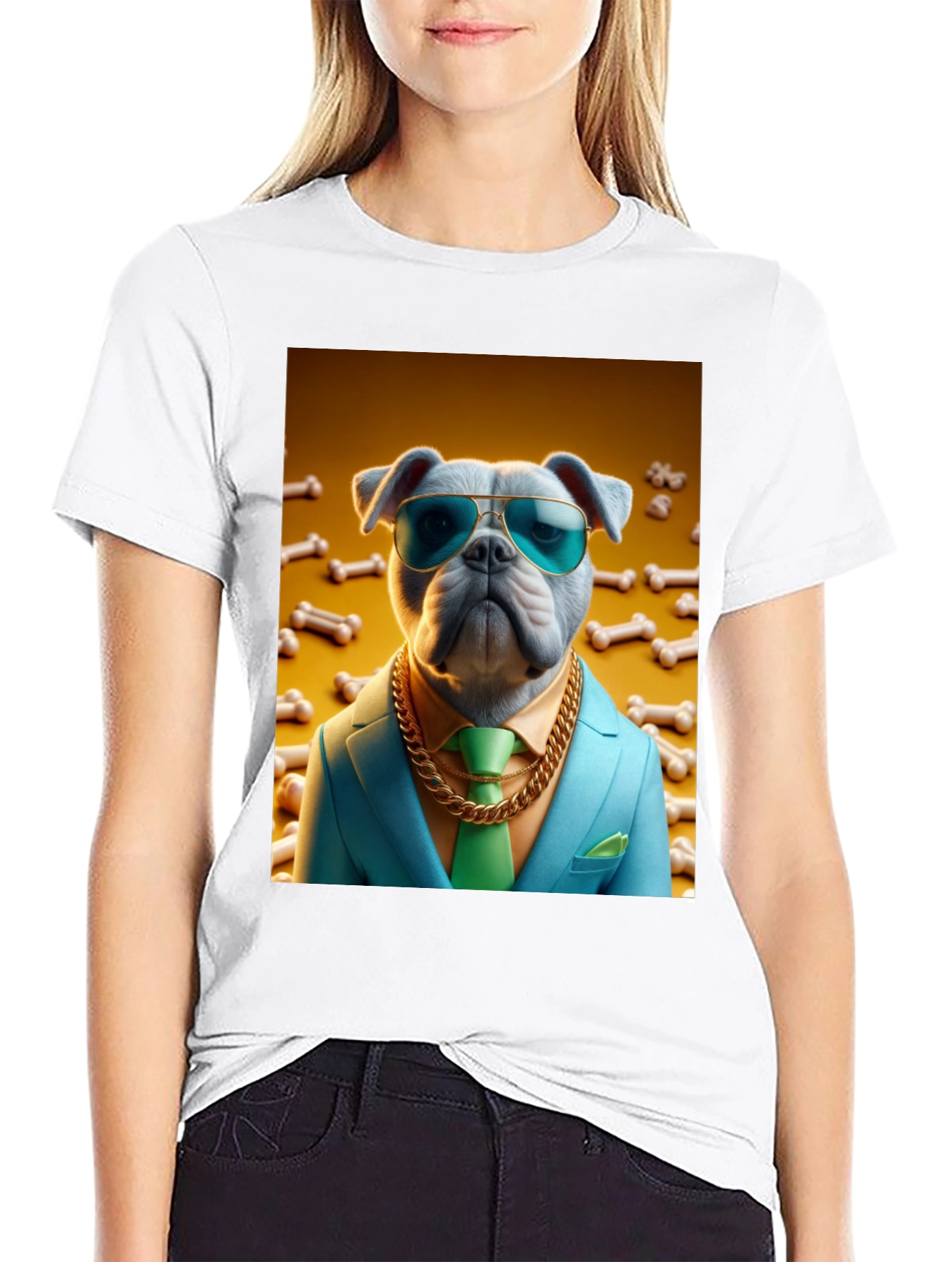 Dog Boss T-Shirt - Stylish Canine Design