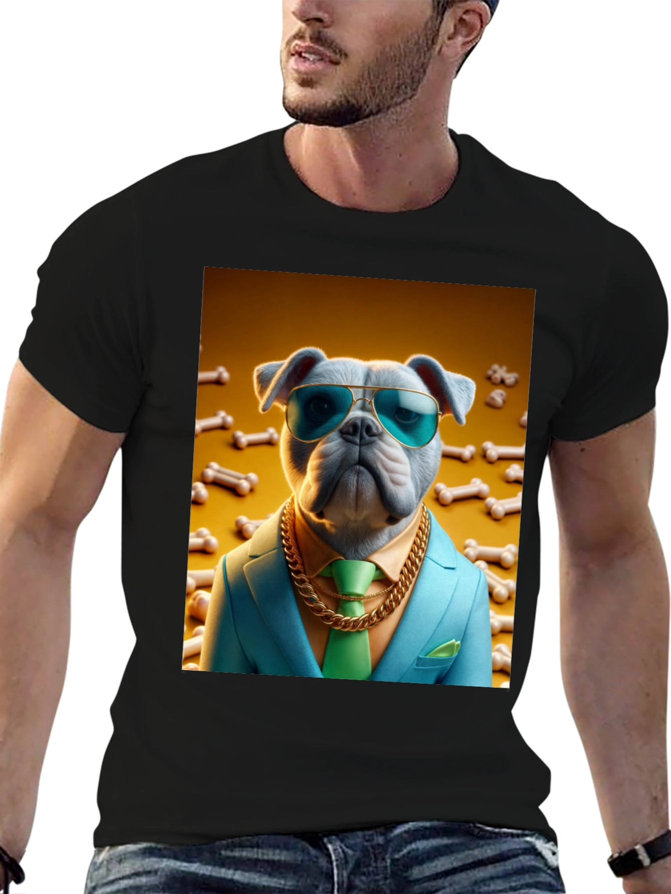 Dog Boss T-Shirt - Stylish Canine Design