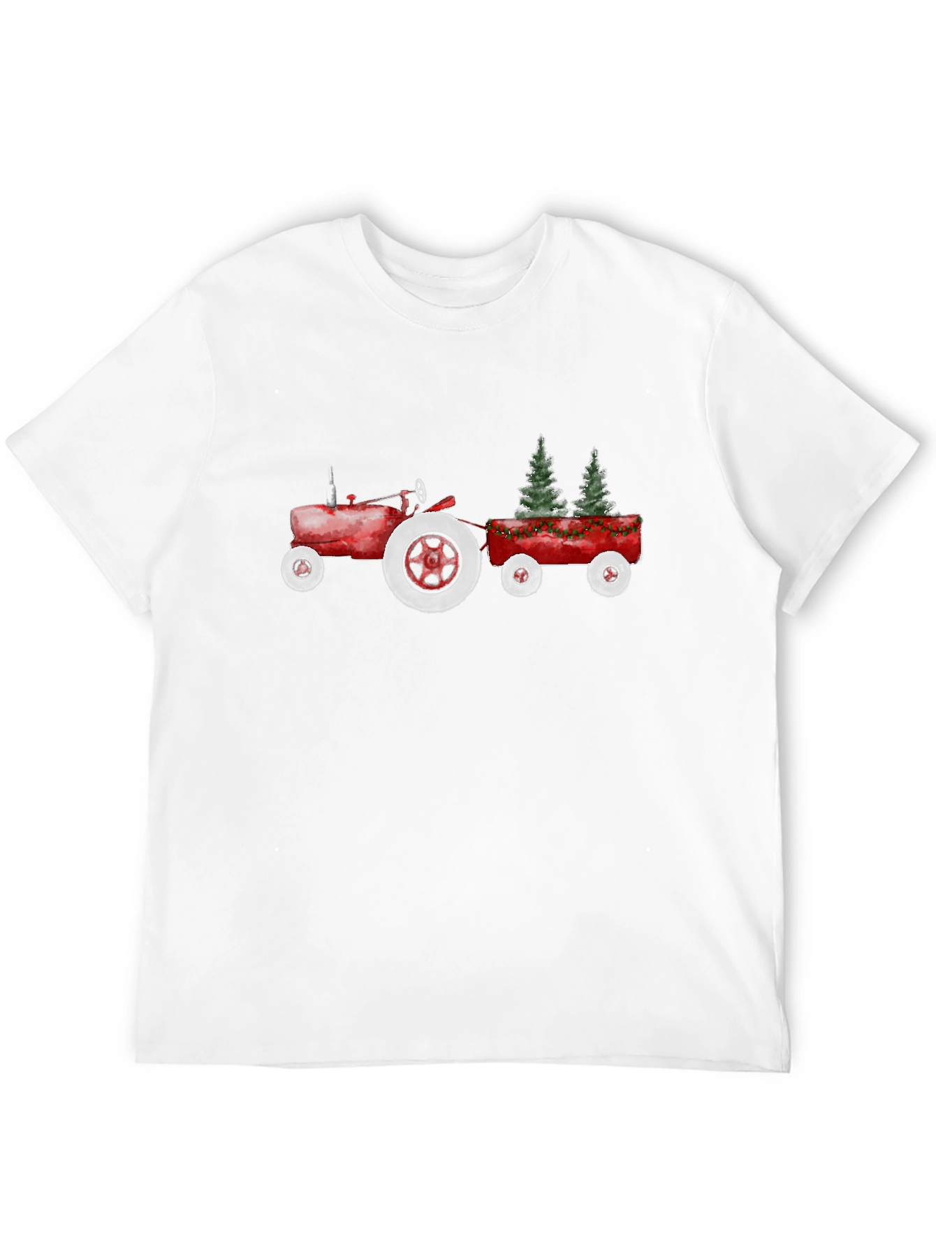 Festive Tractor Tee: Holiday Hauler Style
