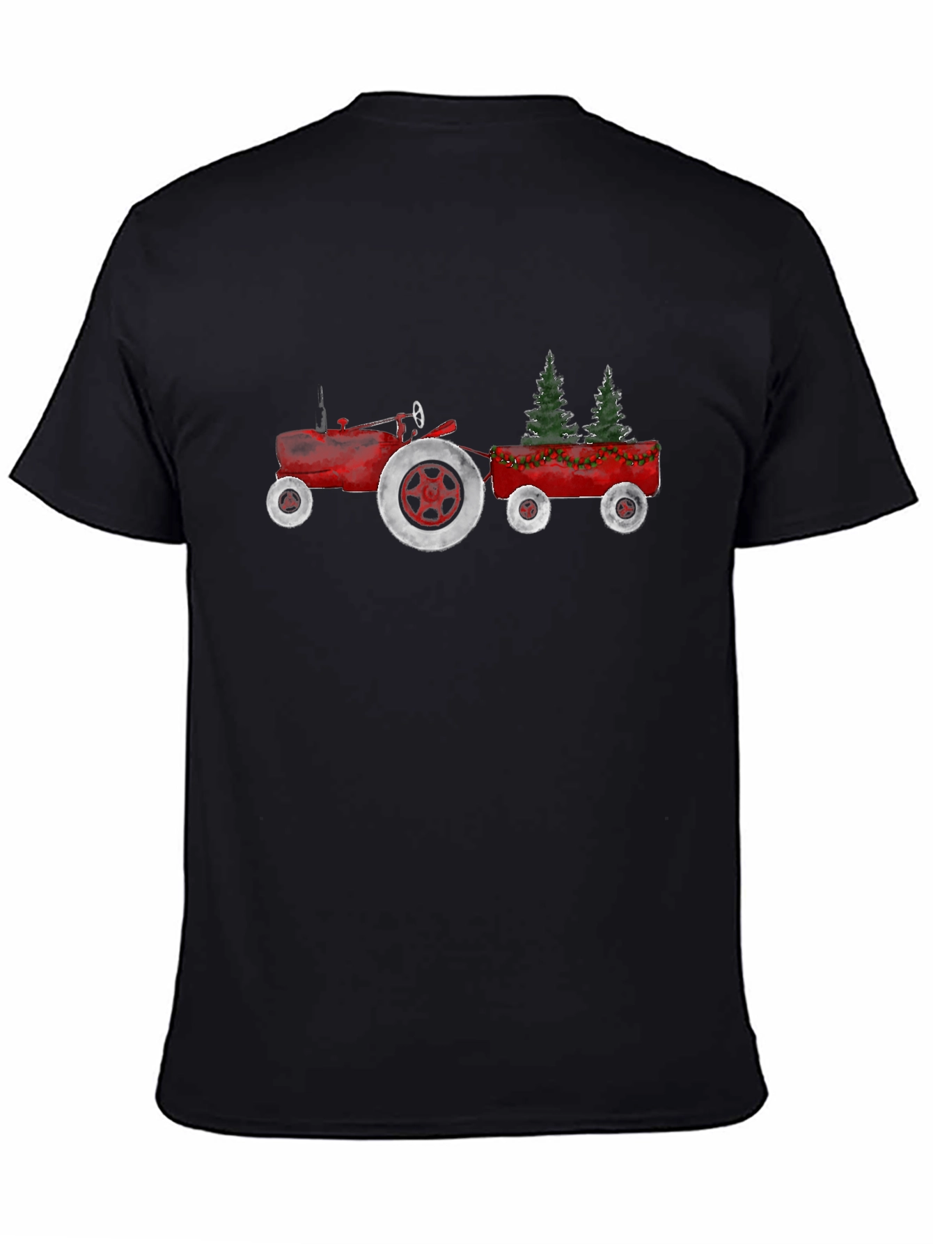 Festive Tractor Tee: Holiday Hauler Style