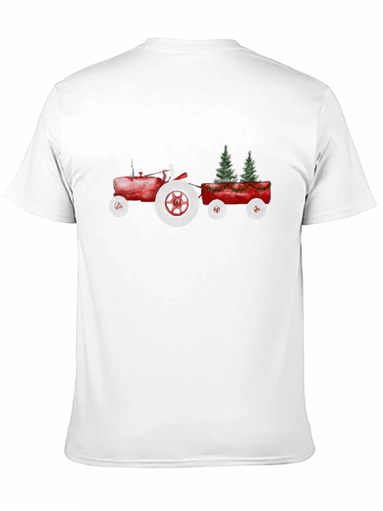 Festive Tractor Tee: Holiday Hauler Style