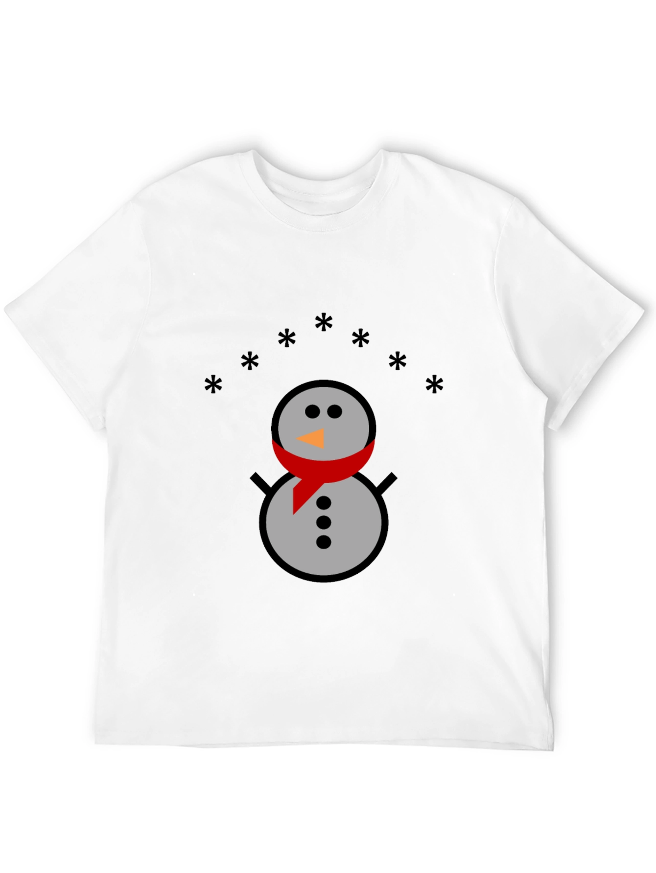 Snowman Graphic Tee - Holiday Fun
