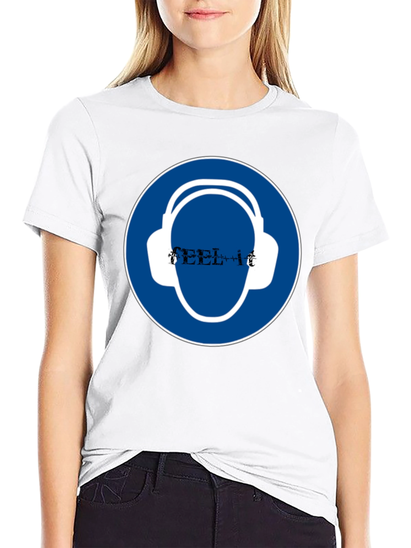 Headphone Safety Black T-Shirt