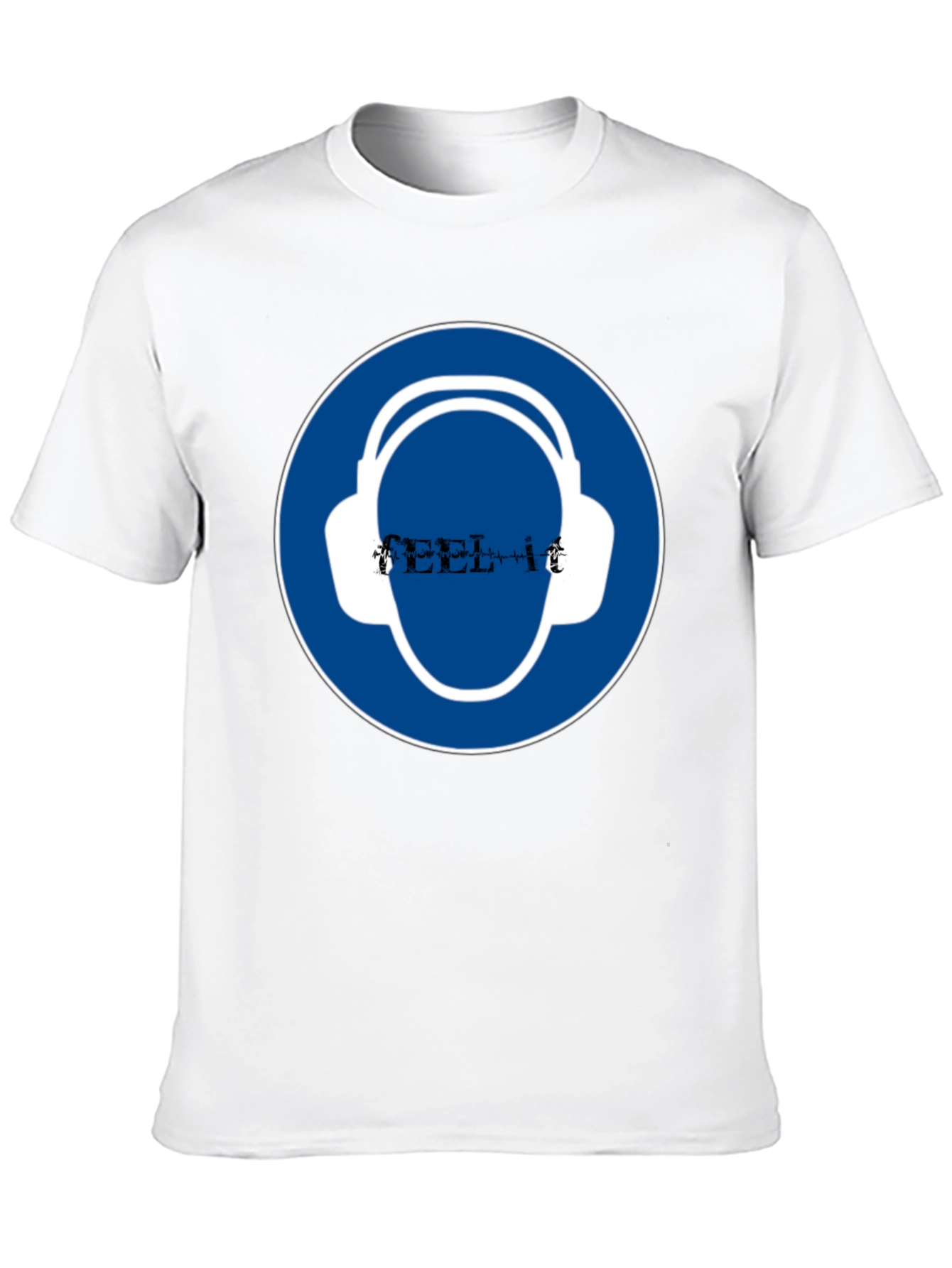 Headphone Safety Black T-Shirt
