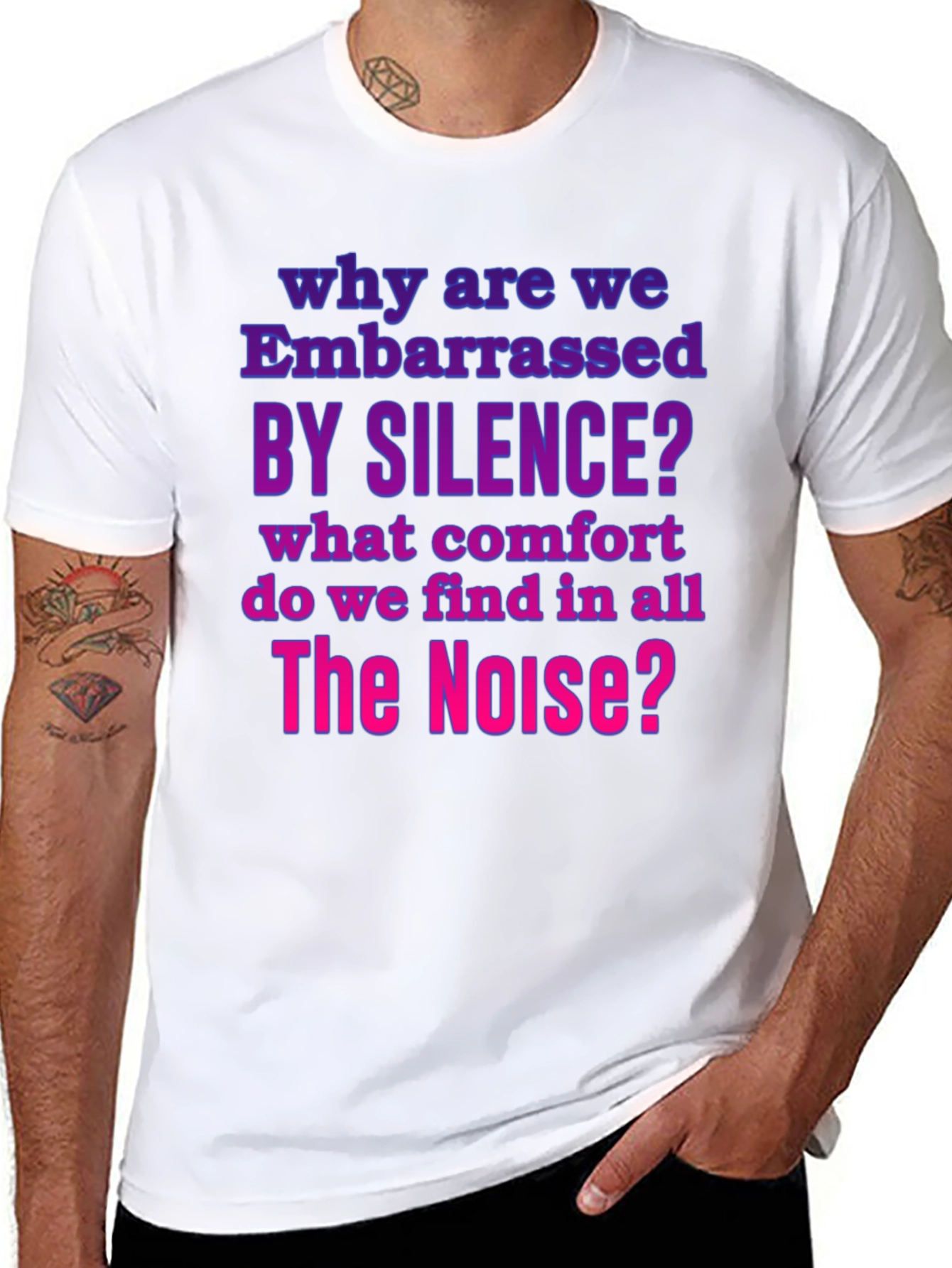 Embarrassed by Silence Graphic Tee