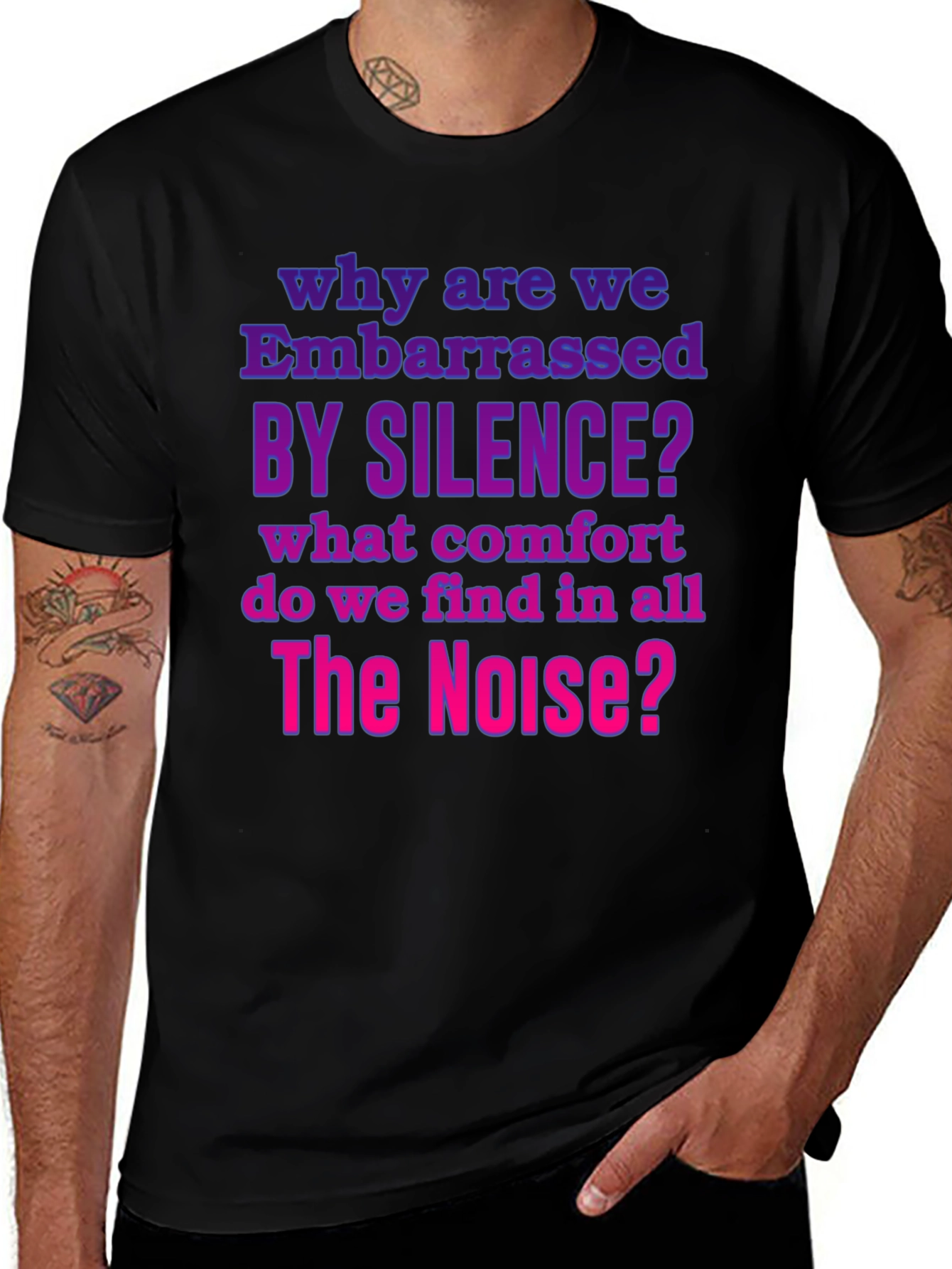 Embarrassed by Silence Graphic Tee