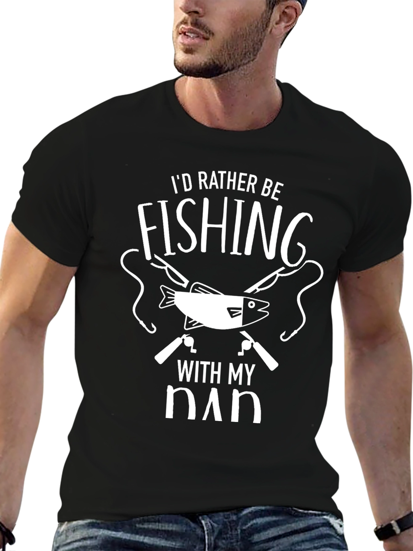Fishing With Dad T-Shirt - Gift for Fisherman