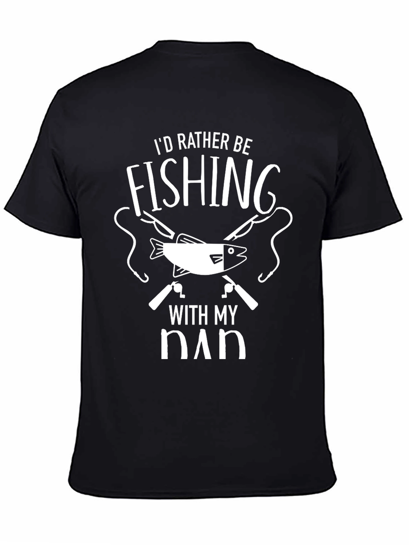 Fishing With Dad T-Shirt - Gift for Fisherman