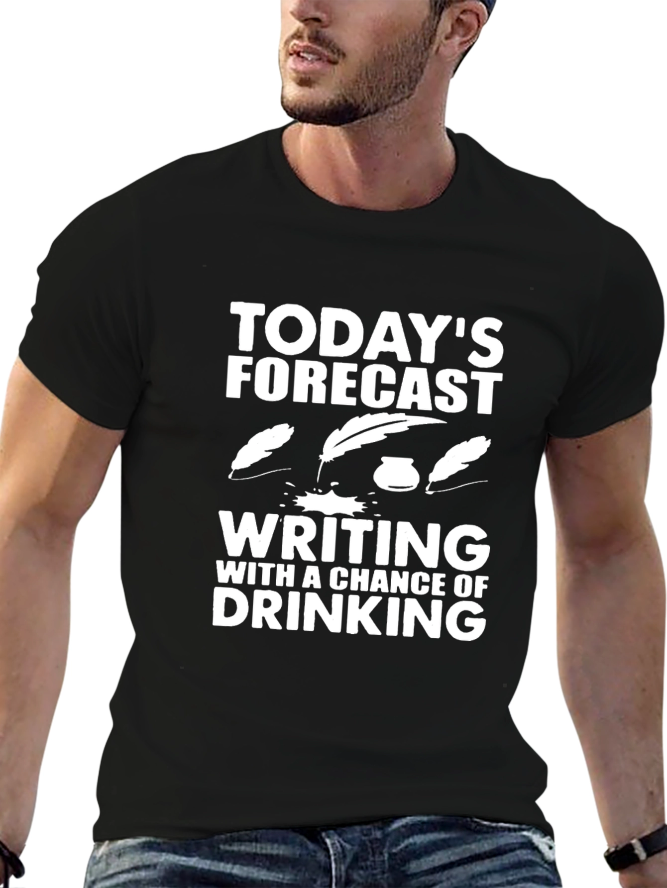 Todays Forecast Writing T-Shirt
