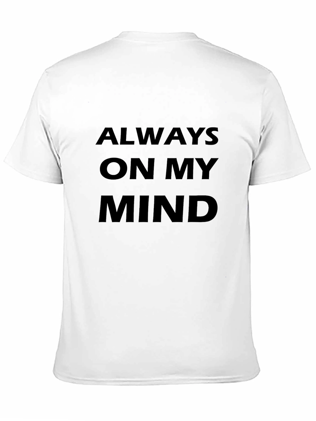 Always On My Mind Black Graphic Tee