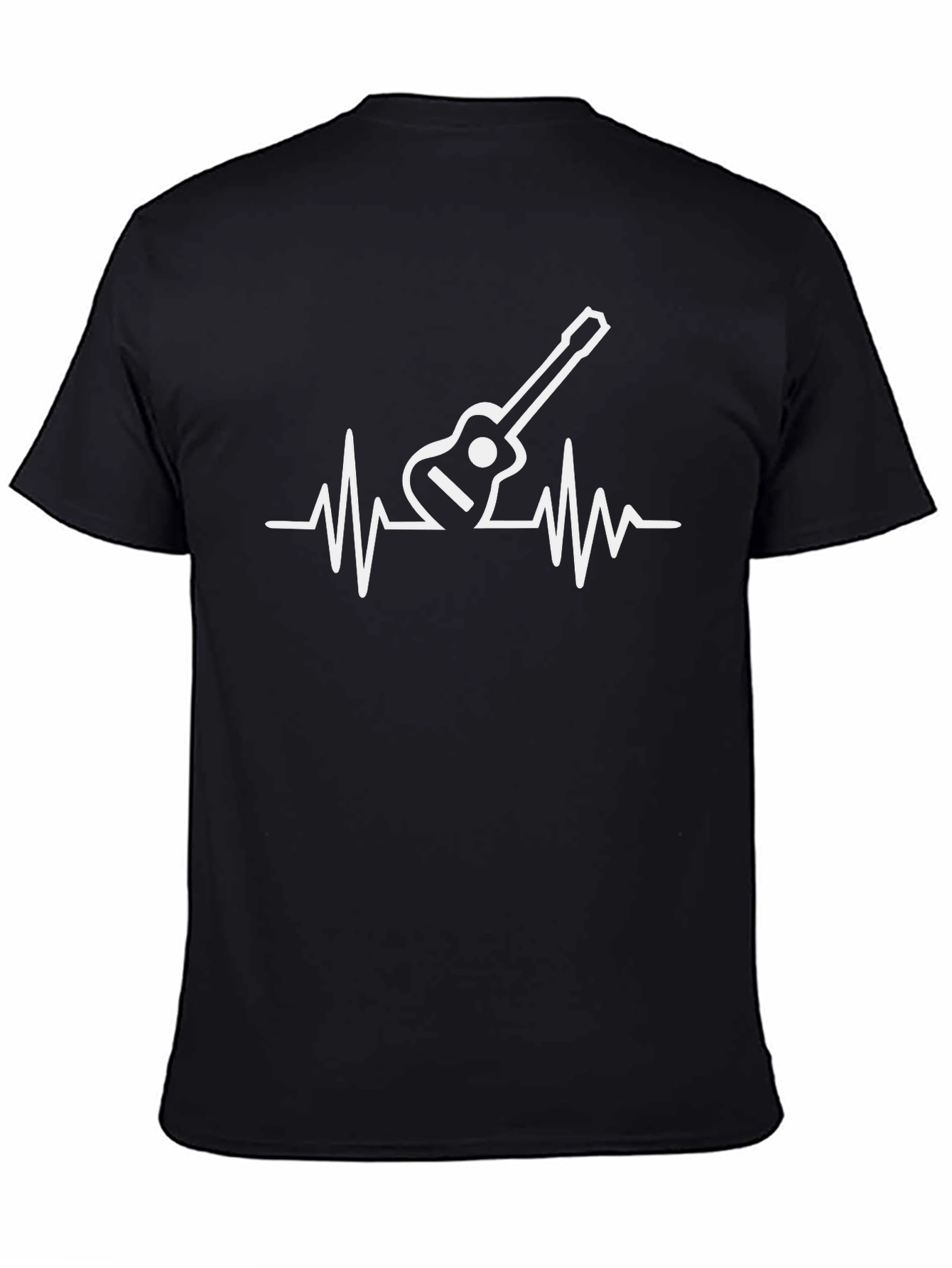 Guitar Heartbeat Graphic Tee - Musicians T-Shirt