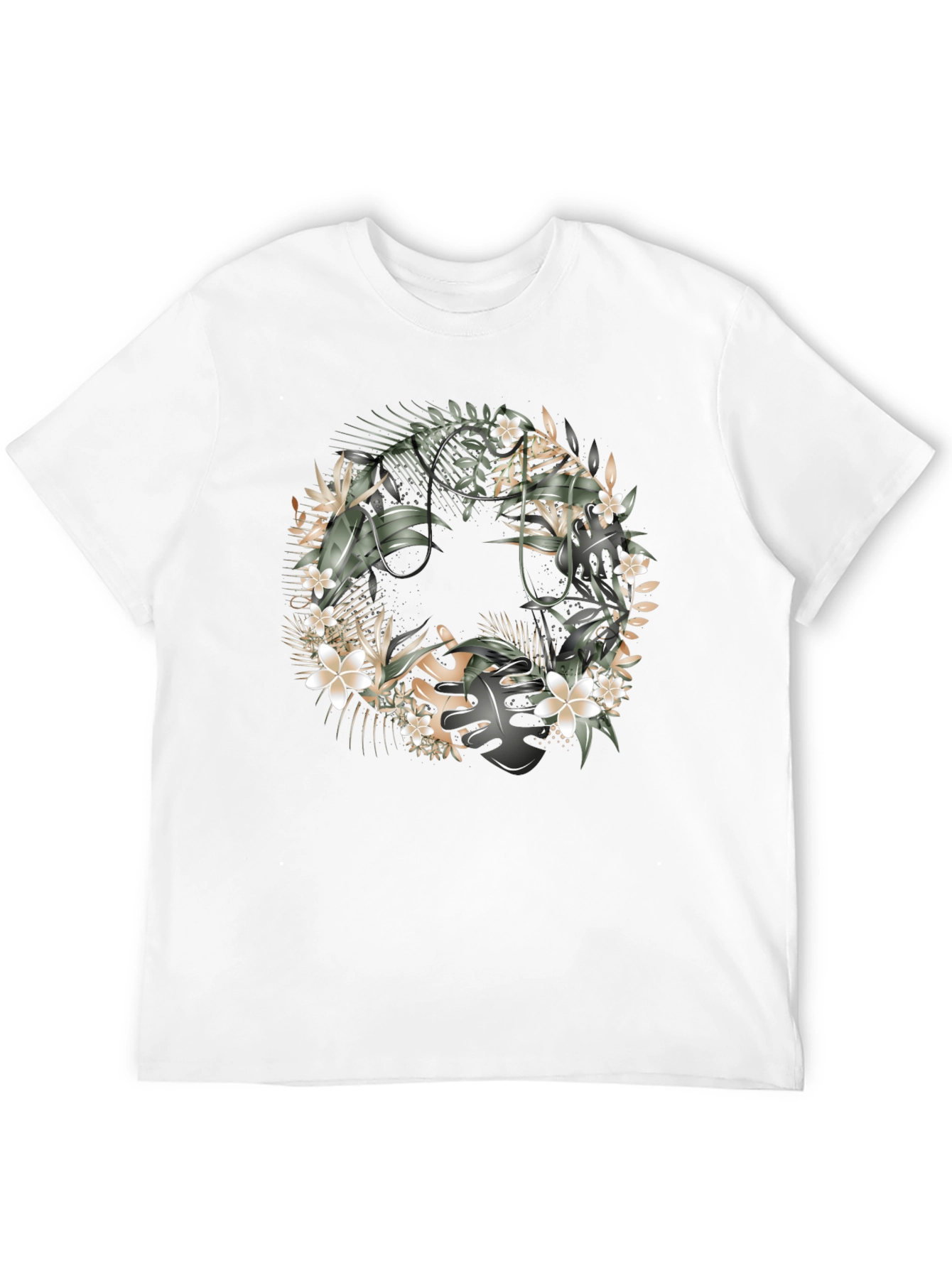 Floral Smile Graphic Tee