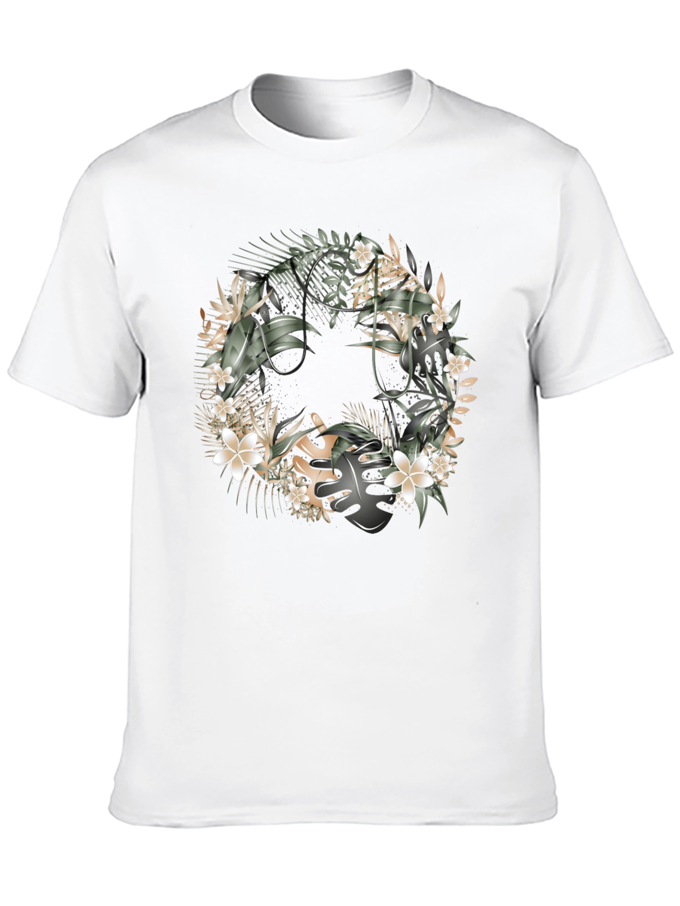 Floral Smile Graphic Tee