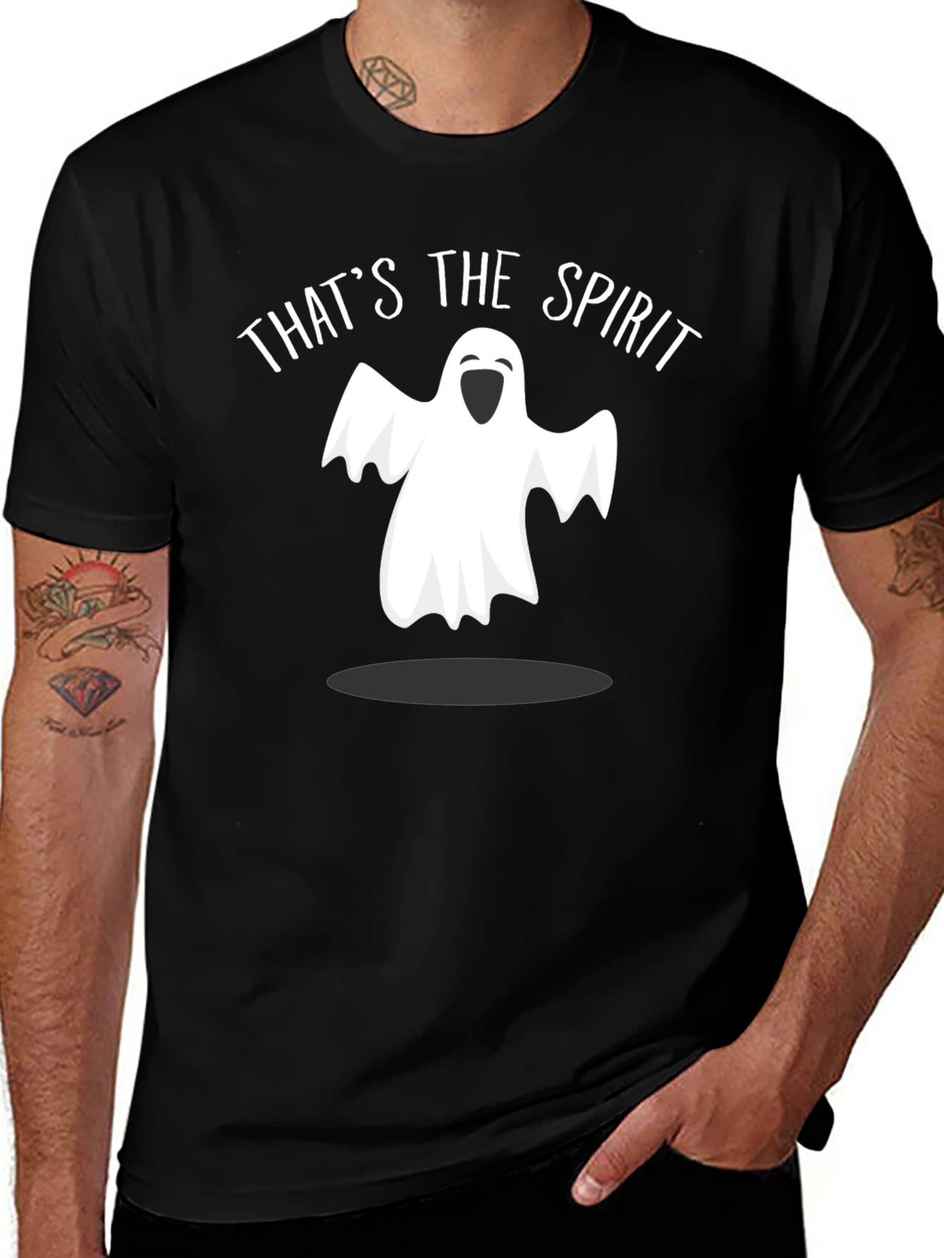Thats The Spirit Black Halloween Tee