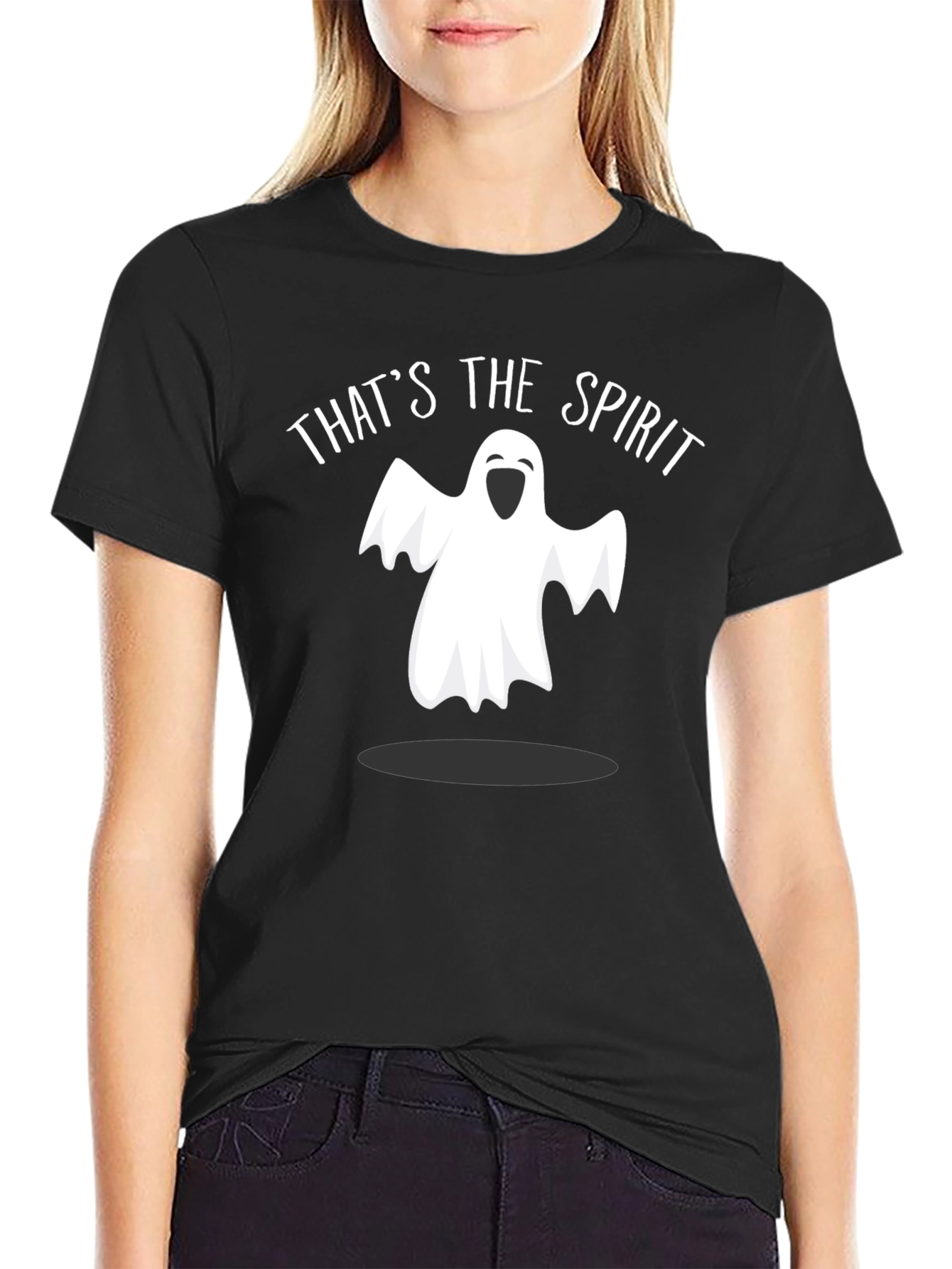 Thats The Spirit Black Halloween Tee