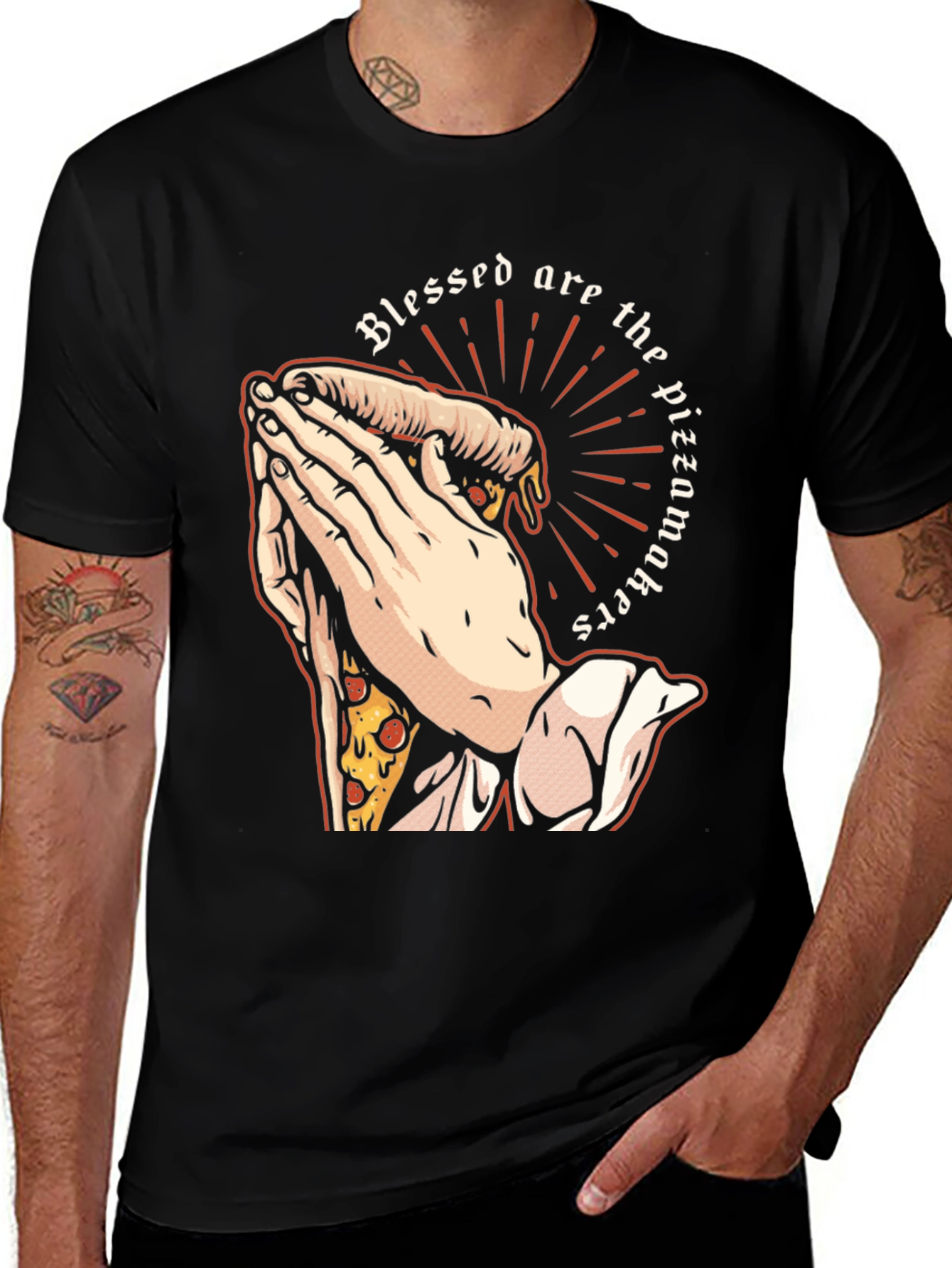 Blessed Pizzamakers T-Shirt - Novelty Graphic Tee