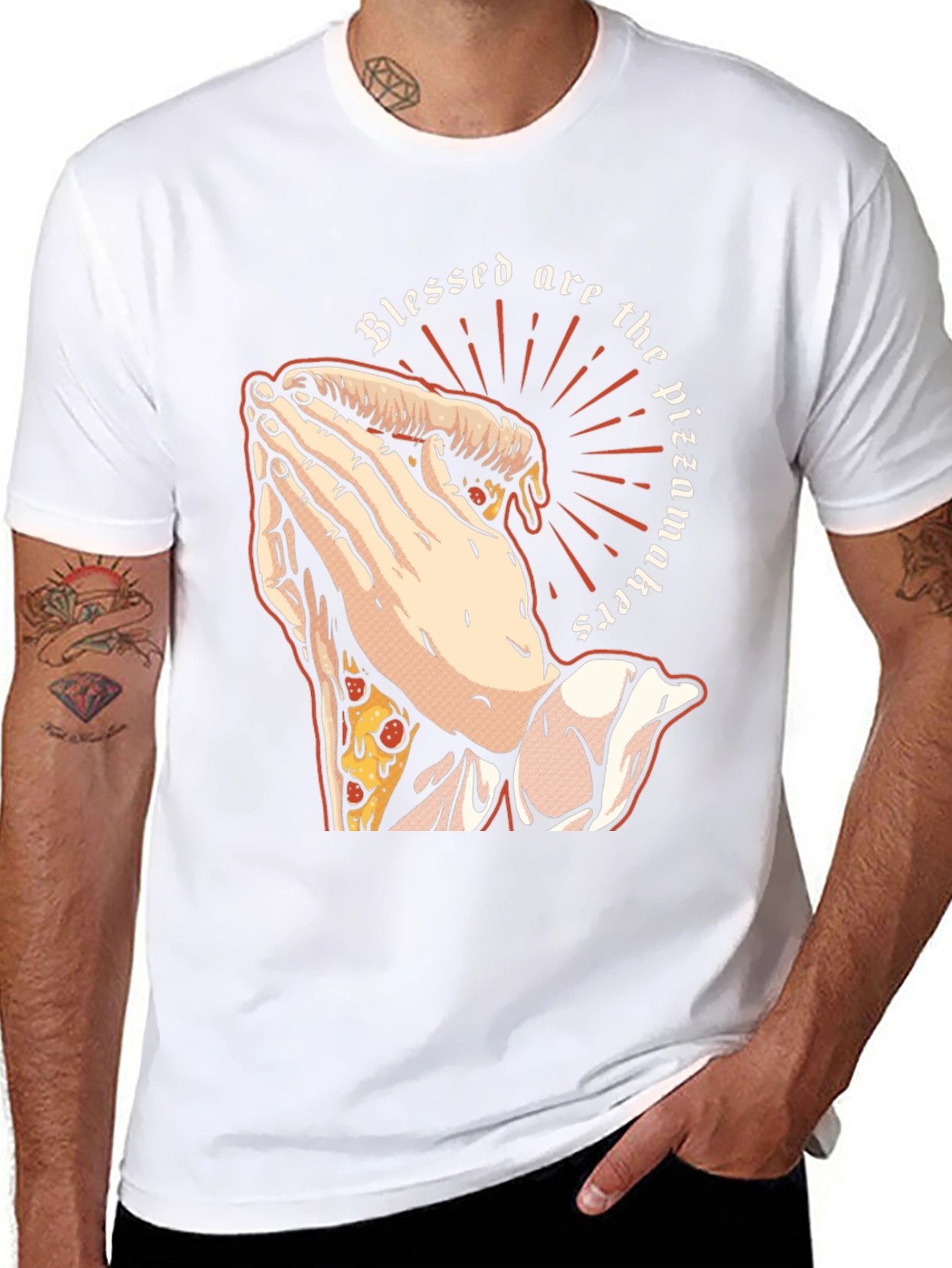 Blessed Pizzamakers T-Shirt - Novelty Graphic Tee