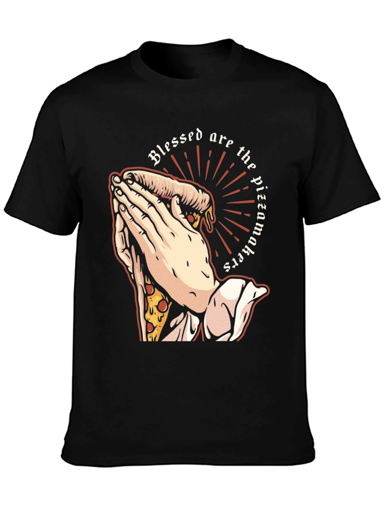 Blessed Pizzamakers T-Shirt - Novelty Graphic Tee