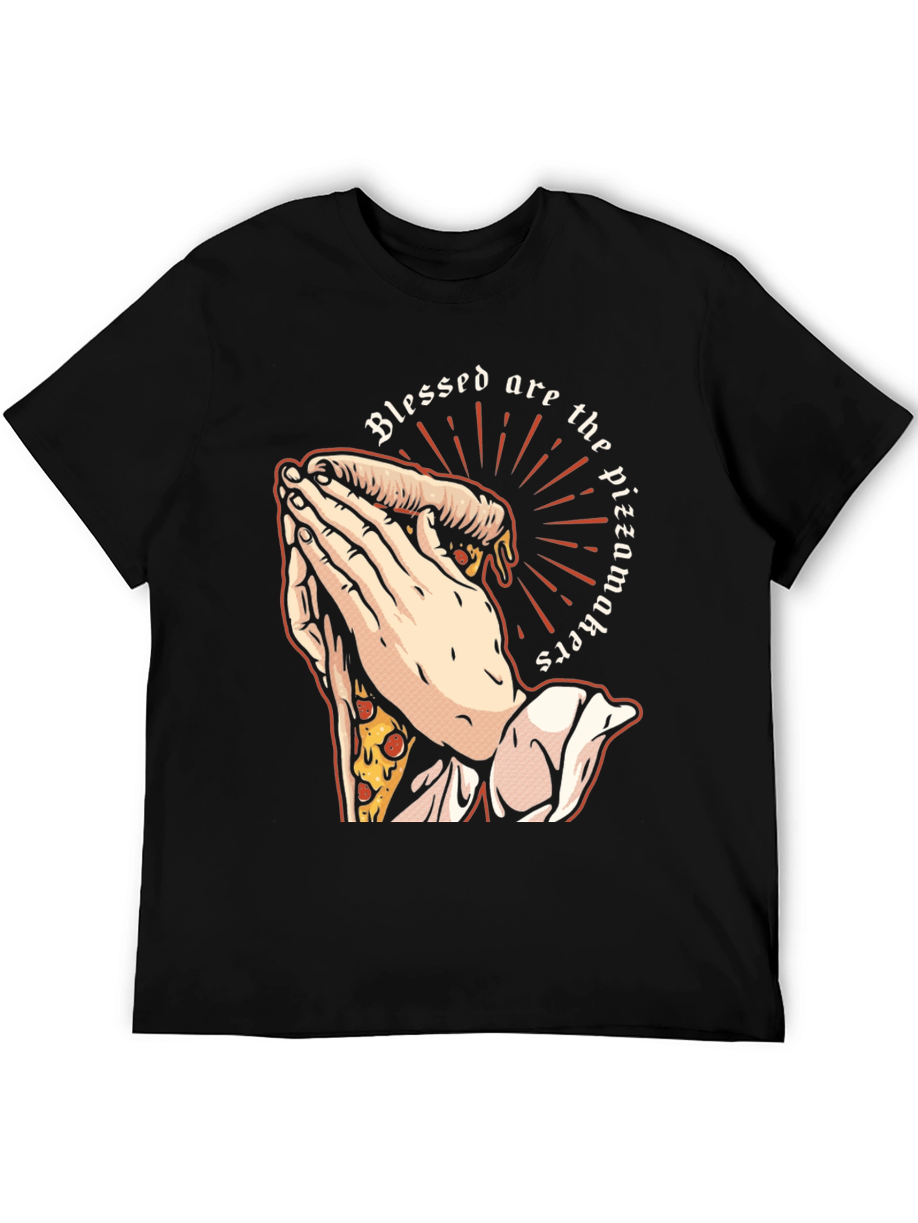 Blessed Pizzamakers T-Shirt - Novelty Graphic Tee