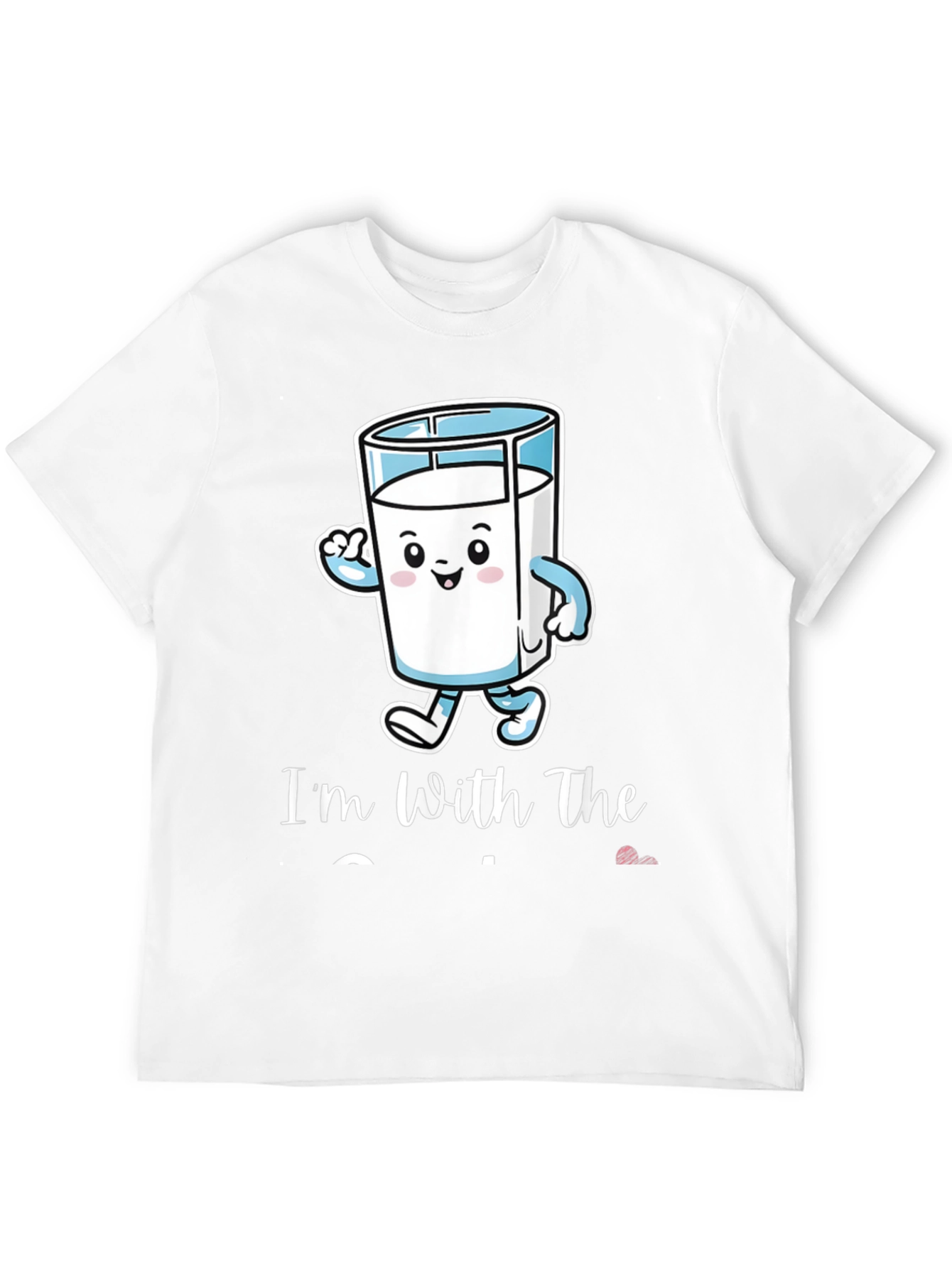 Funny Milk T-Shirt - Im With The Milk