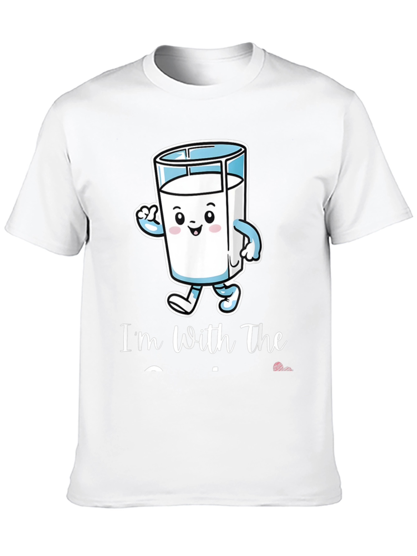 Funny Milk T-Shirt - Im With The Milk