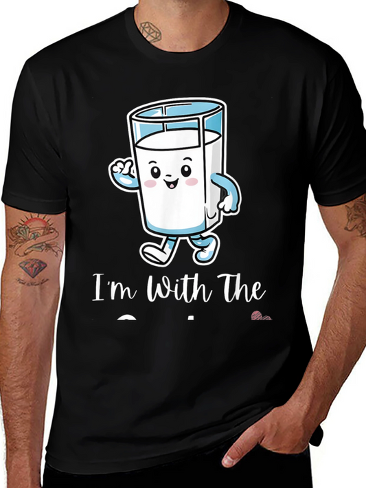 Funny Milk T-Shirt - Im With The Milk