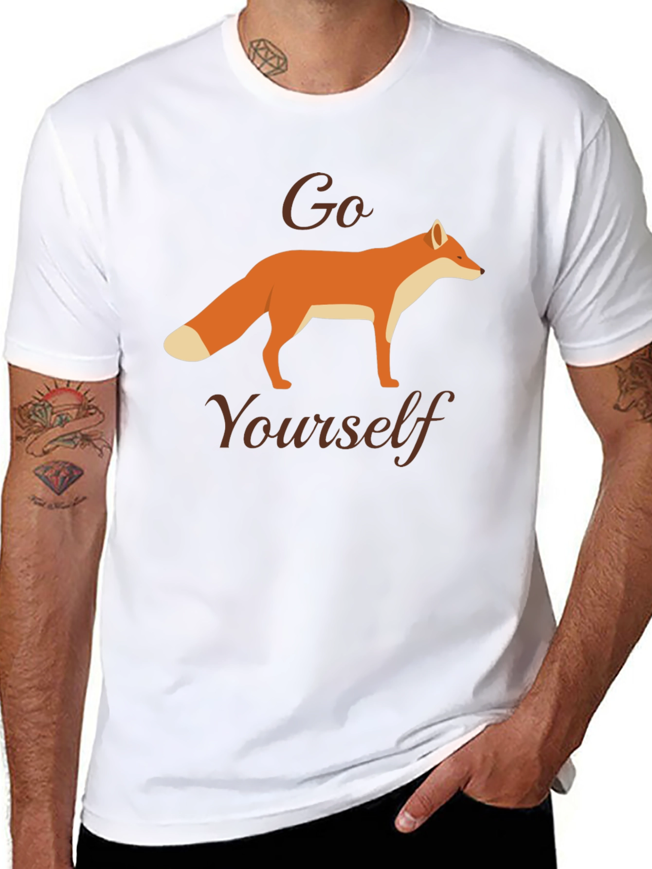 Go Fox Yourself T-Shirt | Funny Sarcastic Tee