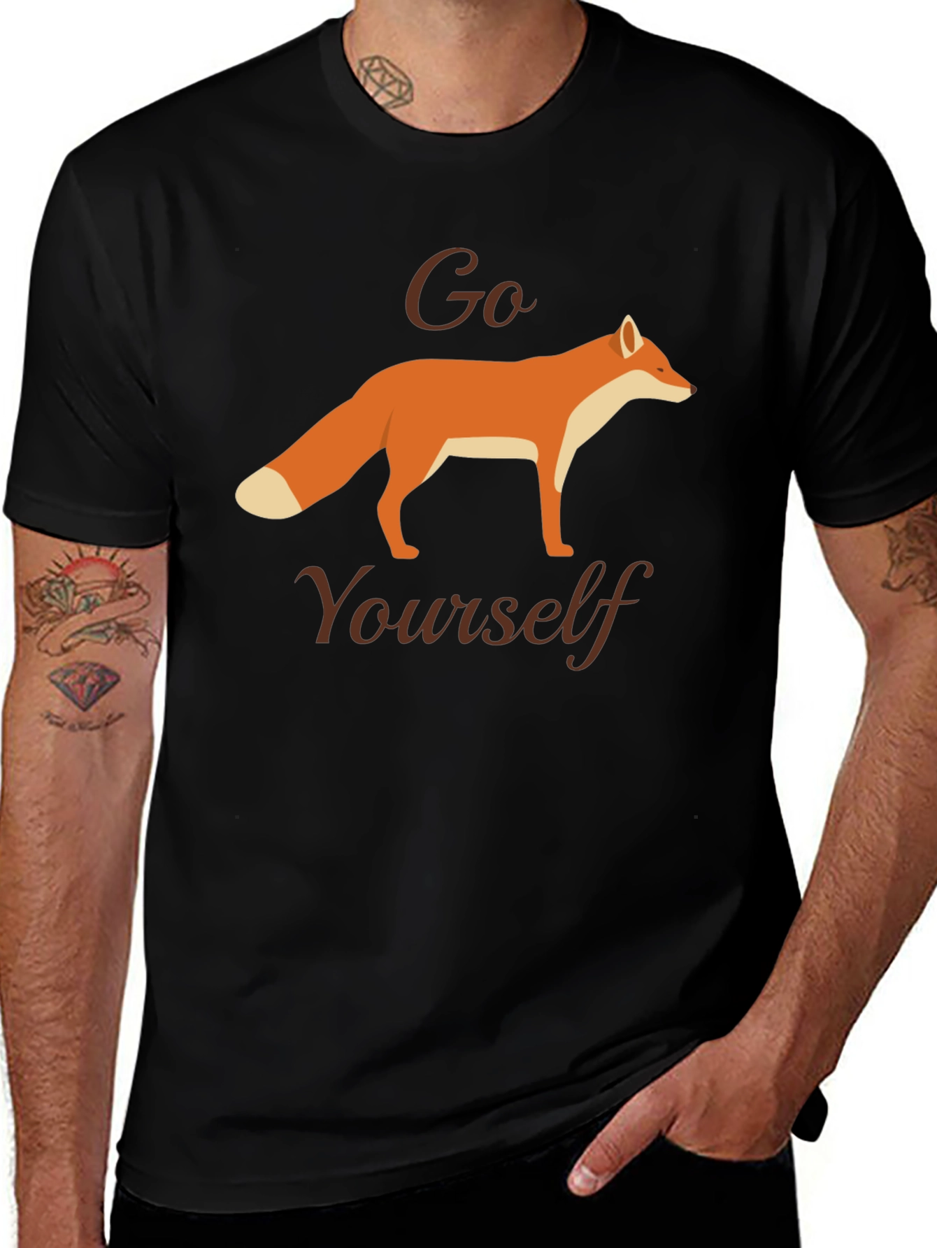 Go Fox Yourself T-Shirt | Funny Sarcastic Tee