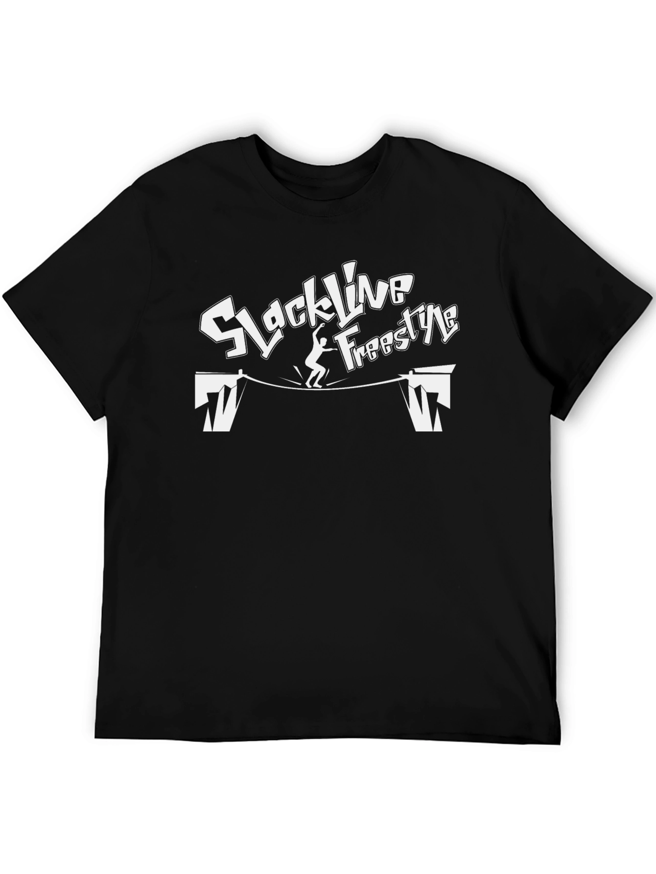 Slackline Freestyle Black T-Shirt
