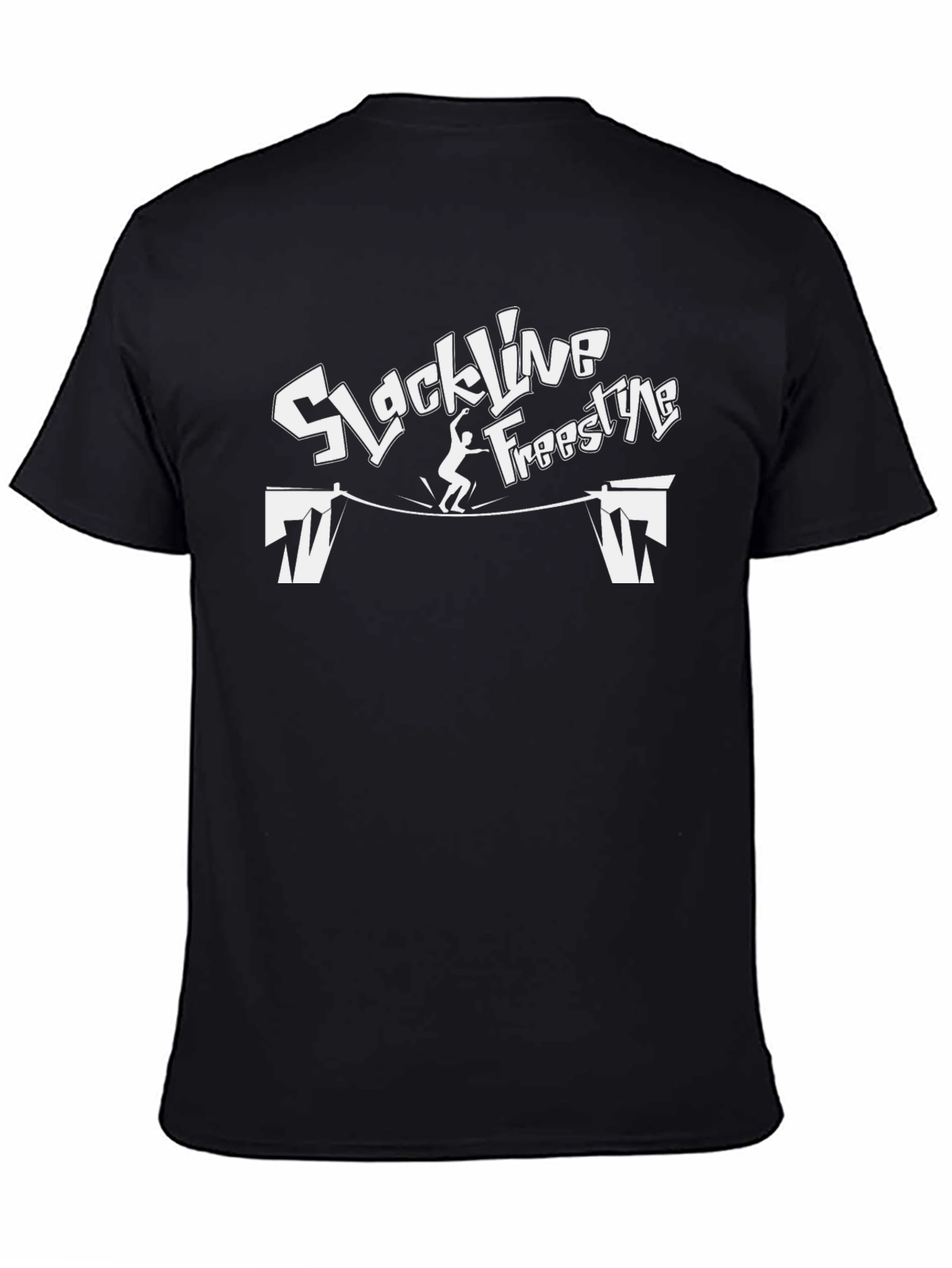 Slackline Freestyle Black T-Shirt
