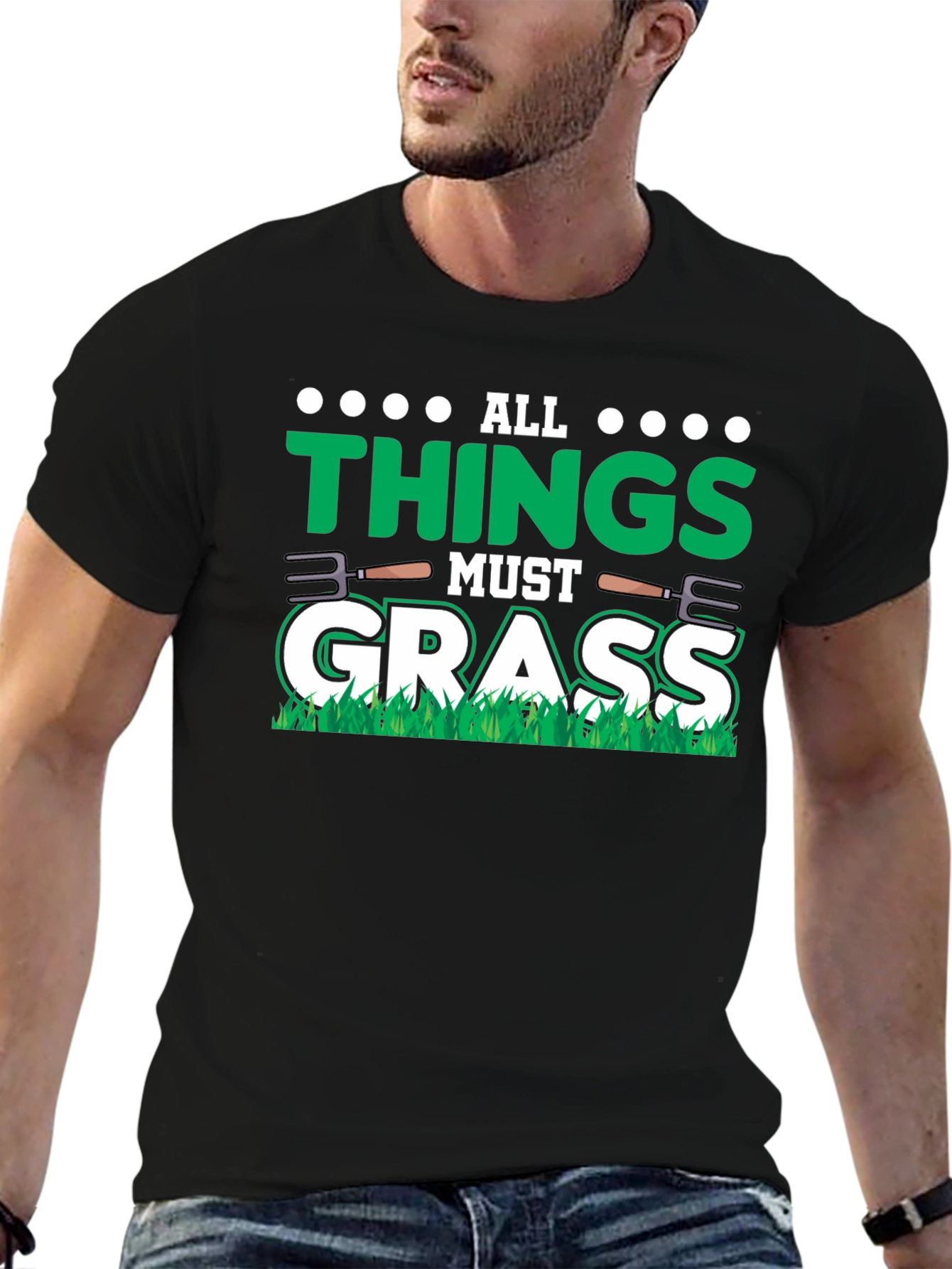 All Things Must Grass Graphic Tee