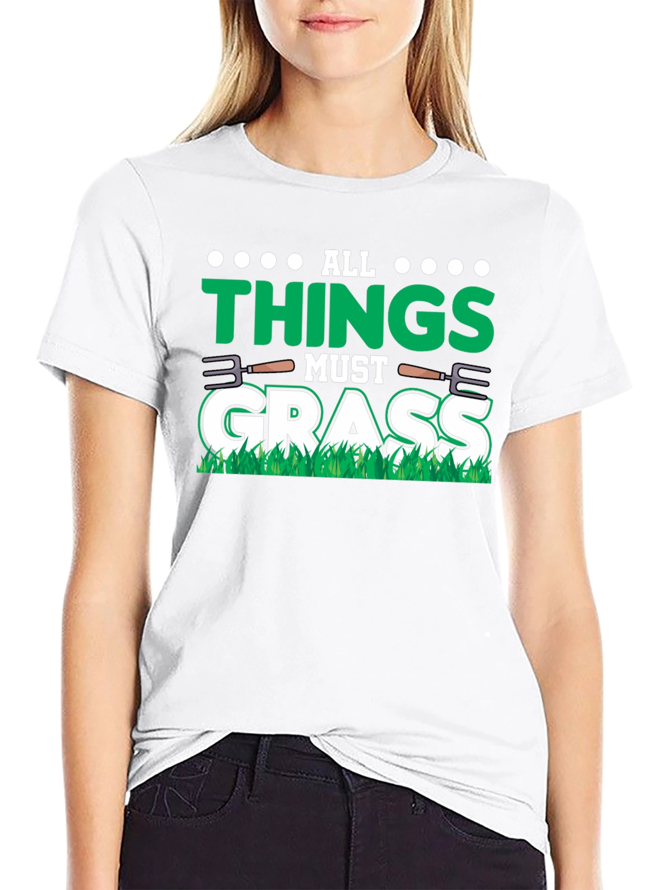 All Things Must Grass Graphic Tee