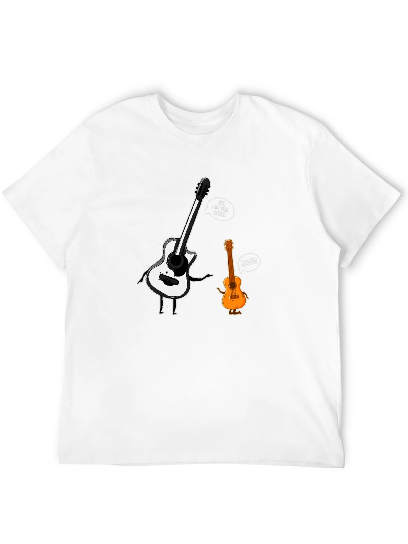 Guitar Father Black Graphic Tee