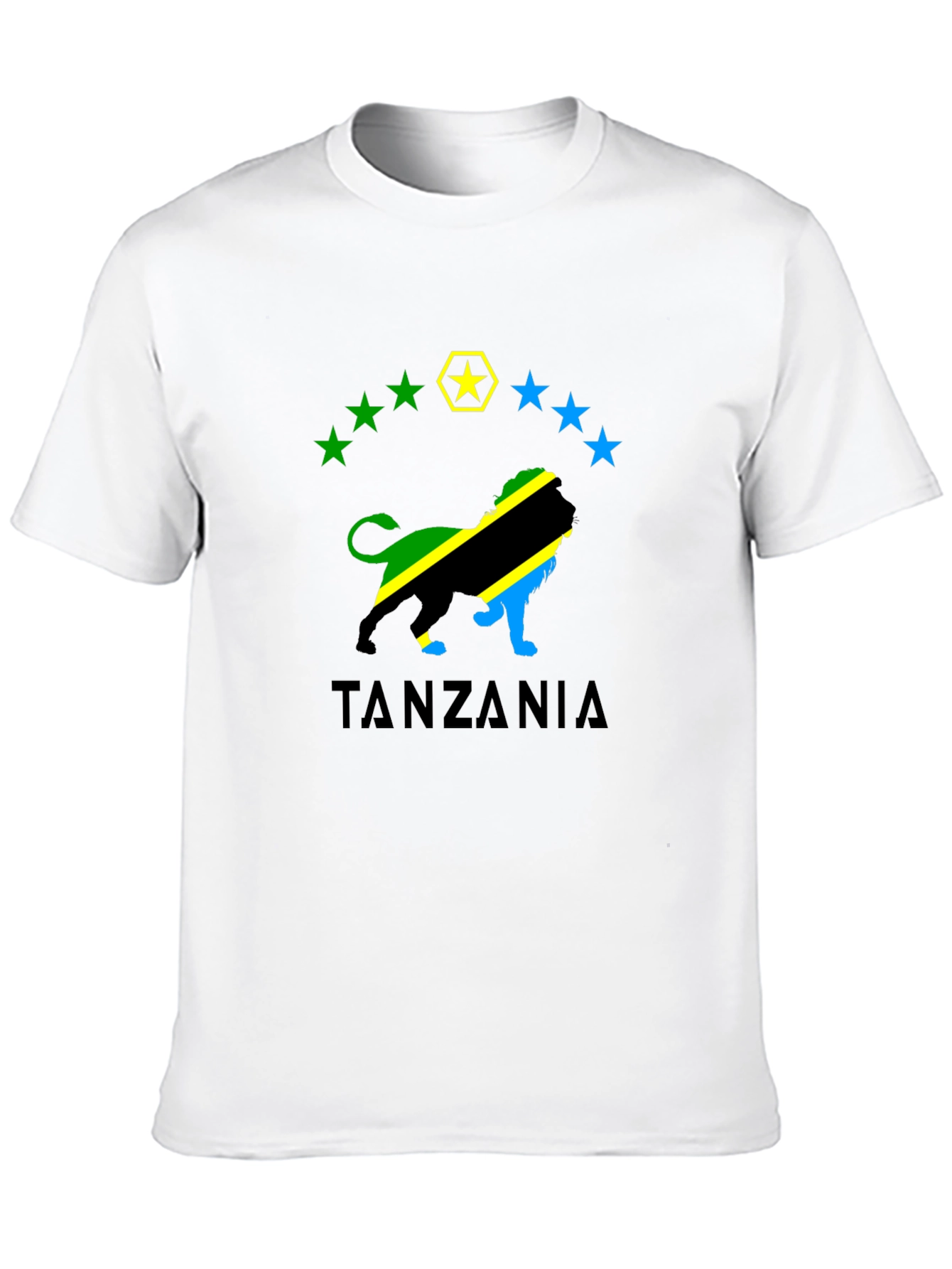 Tanzania Lion Pride T-Shirt - Black