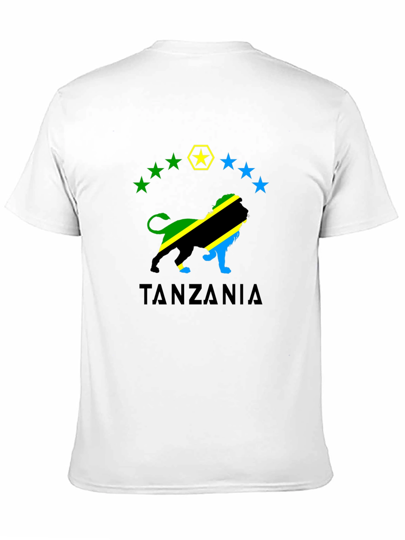 Tanzania Lion Pride T-Shirt - Black