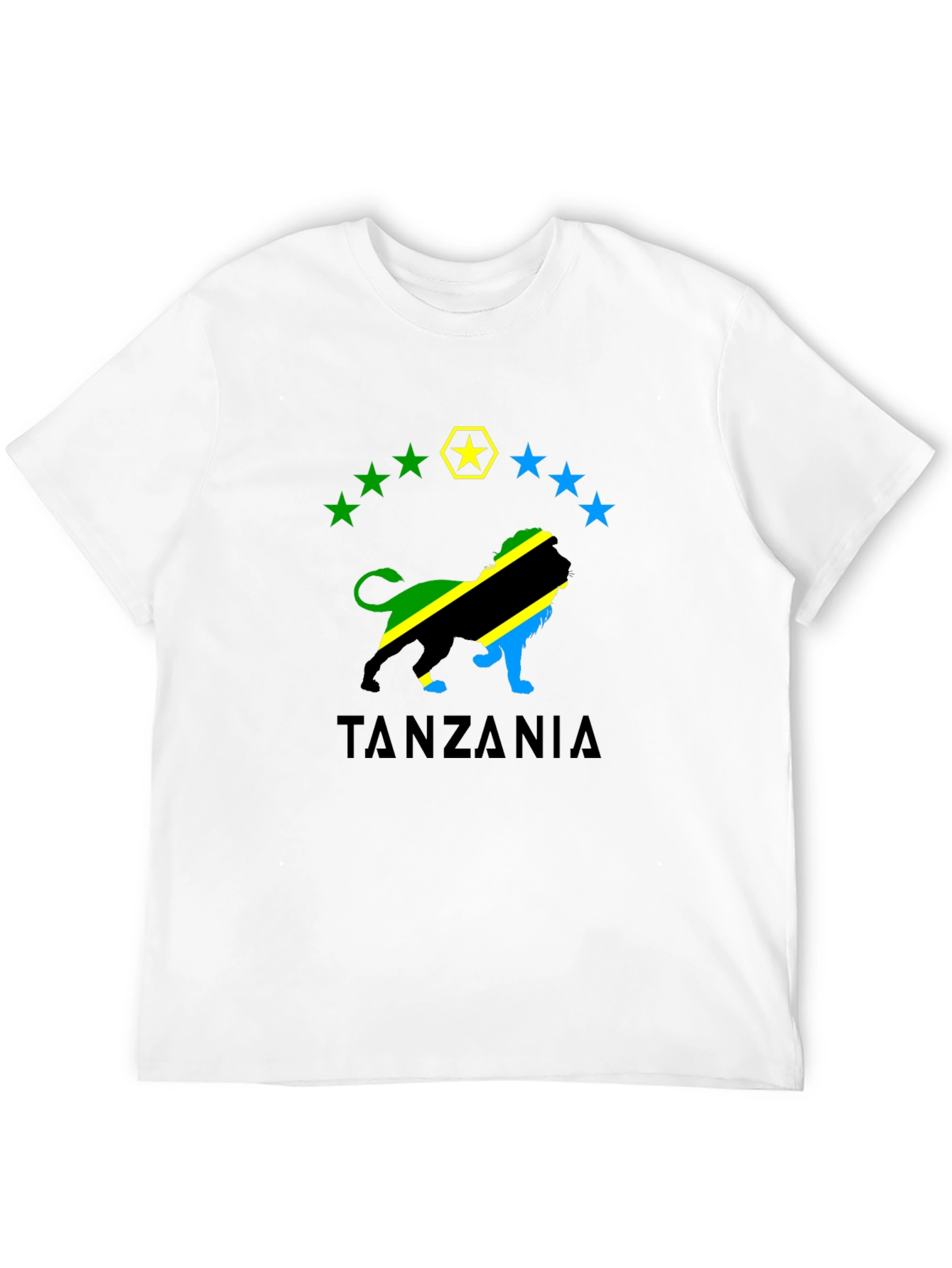 Tanzania Lion Pride T-Shirt - Black