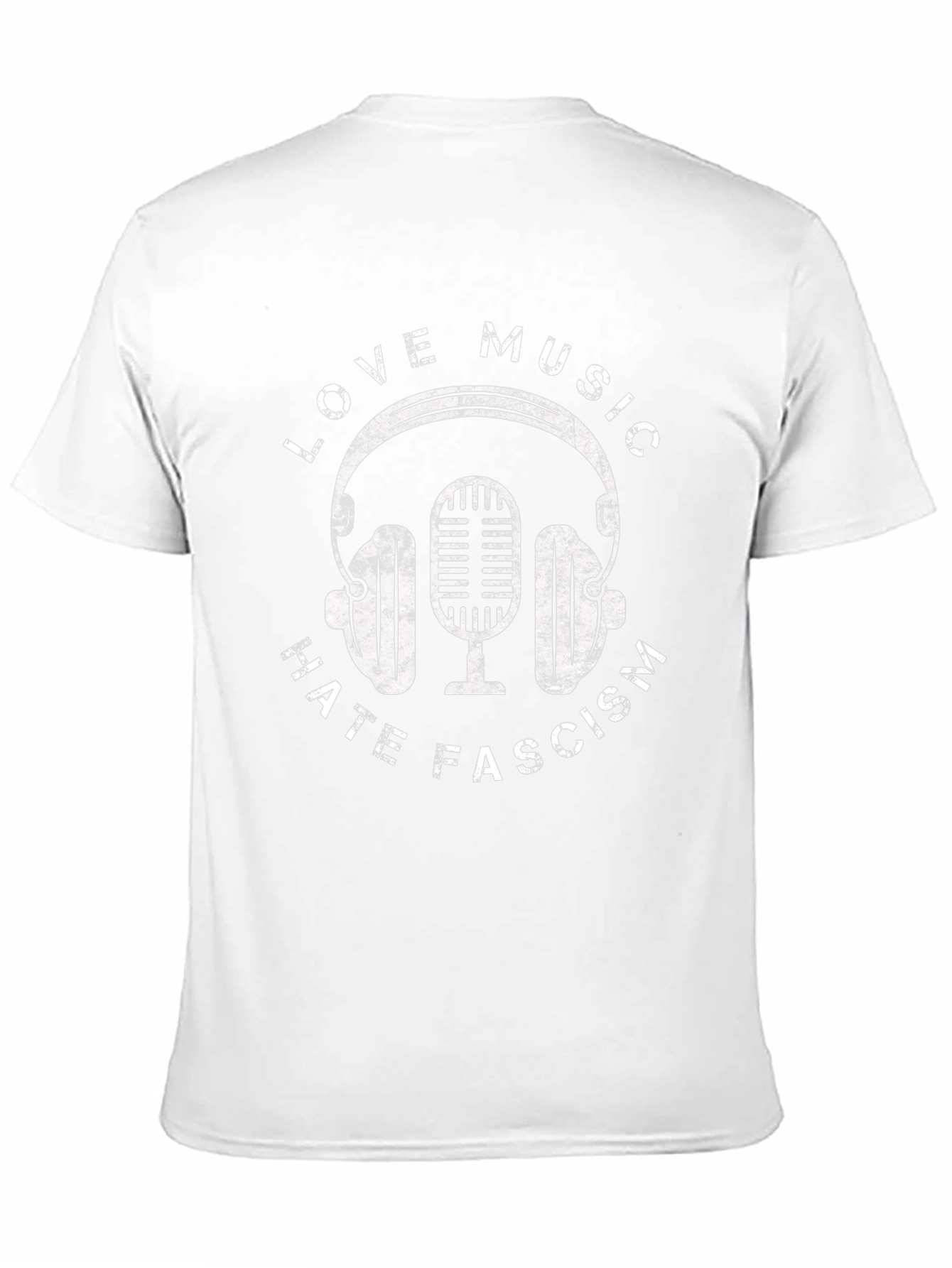 Love Music Hate Fascism Graphic Tee