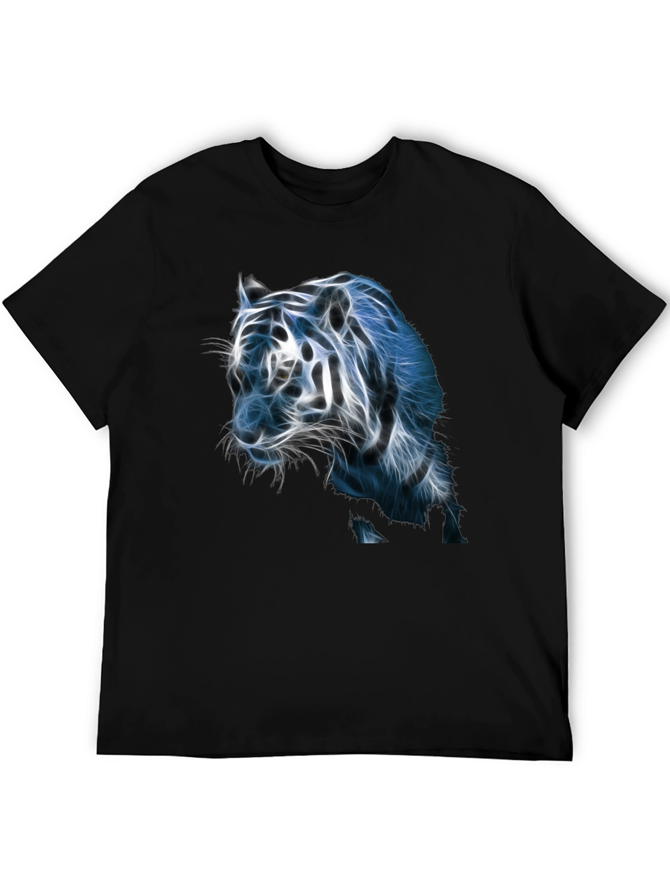 Neon Tiger Graphic Tee - Cool Animal Print Shirt