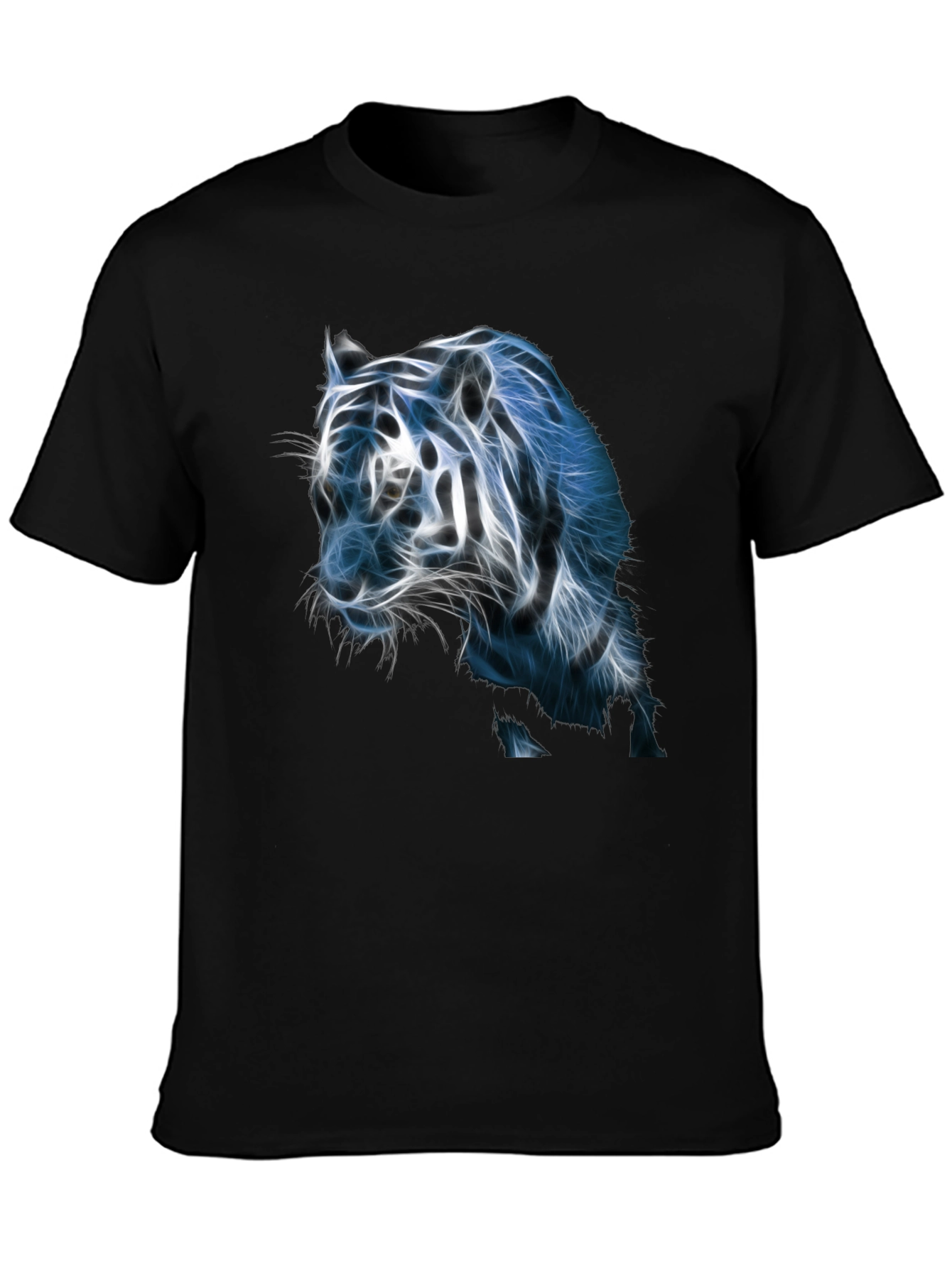 Neon Tiger Graphic Tee - Cool Animal Print Shirt
